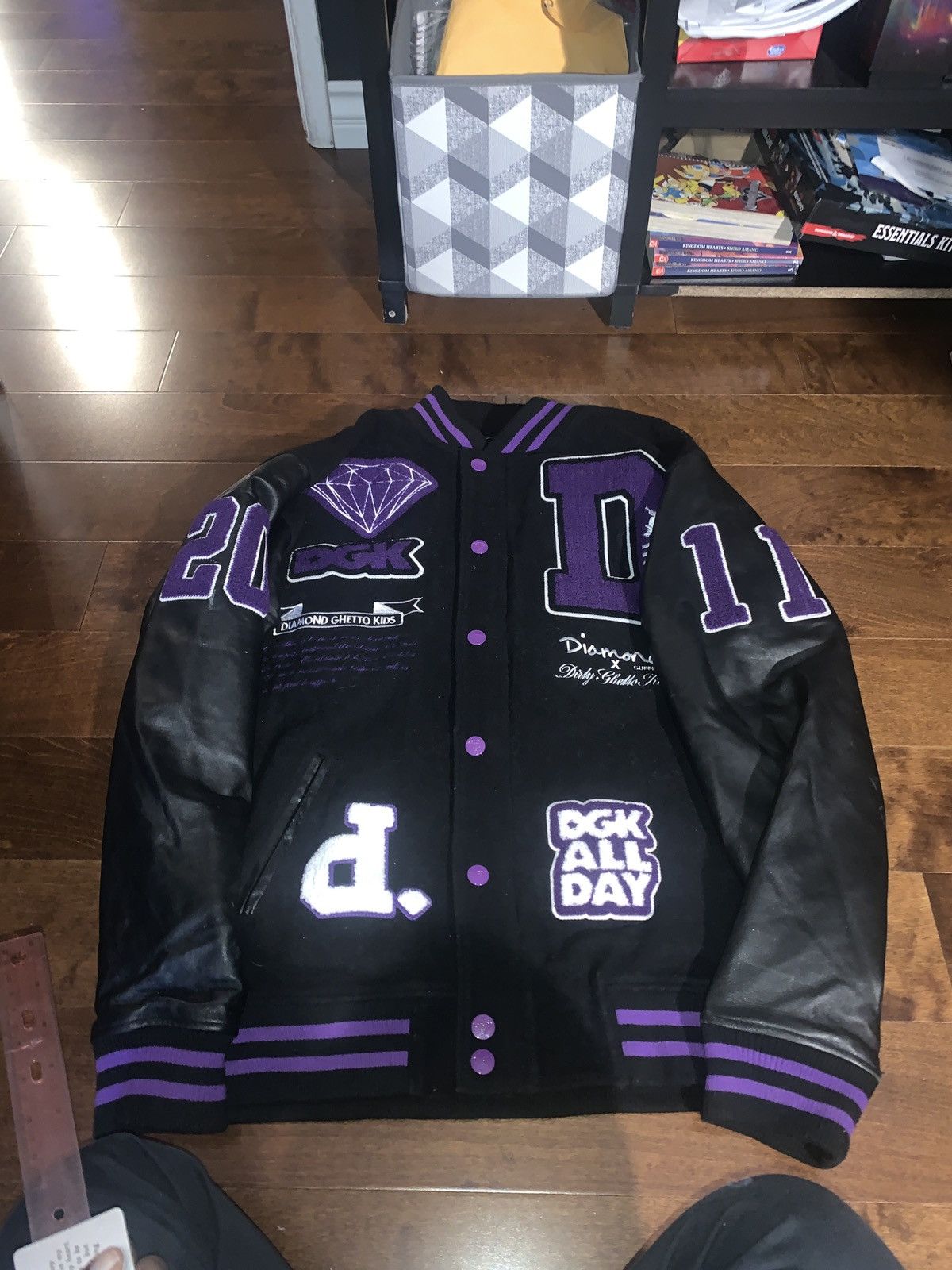 DGK × Diamond Supply Co. purple/black Diamond Supply Co. x DGK