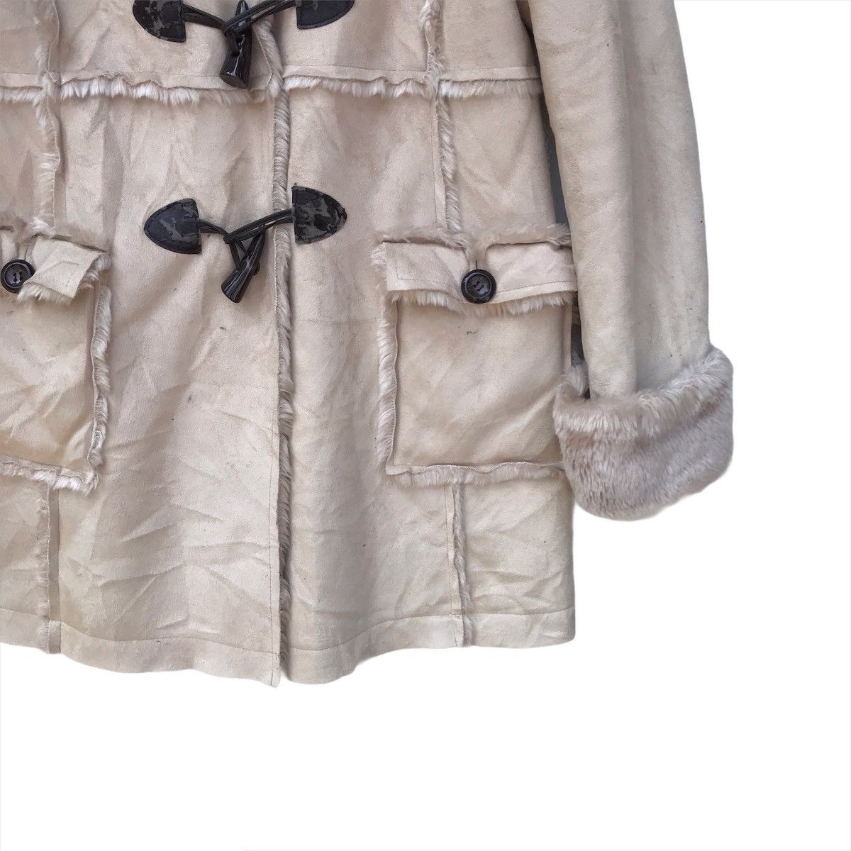 Other Vintage Leather Wool Cashmere Hoodie Long Coat Size US M / EU 48-50 / 2 - 5 Thumbnail