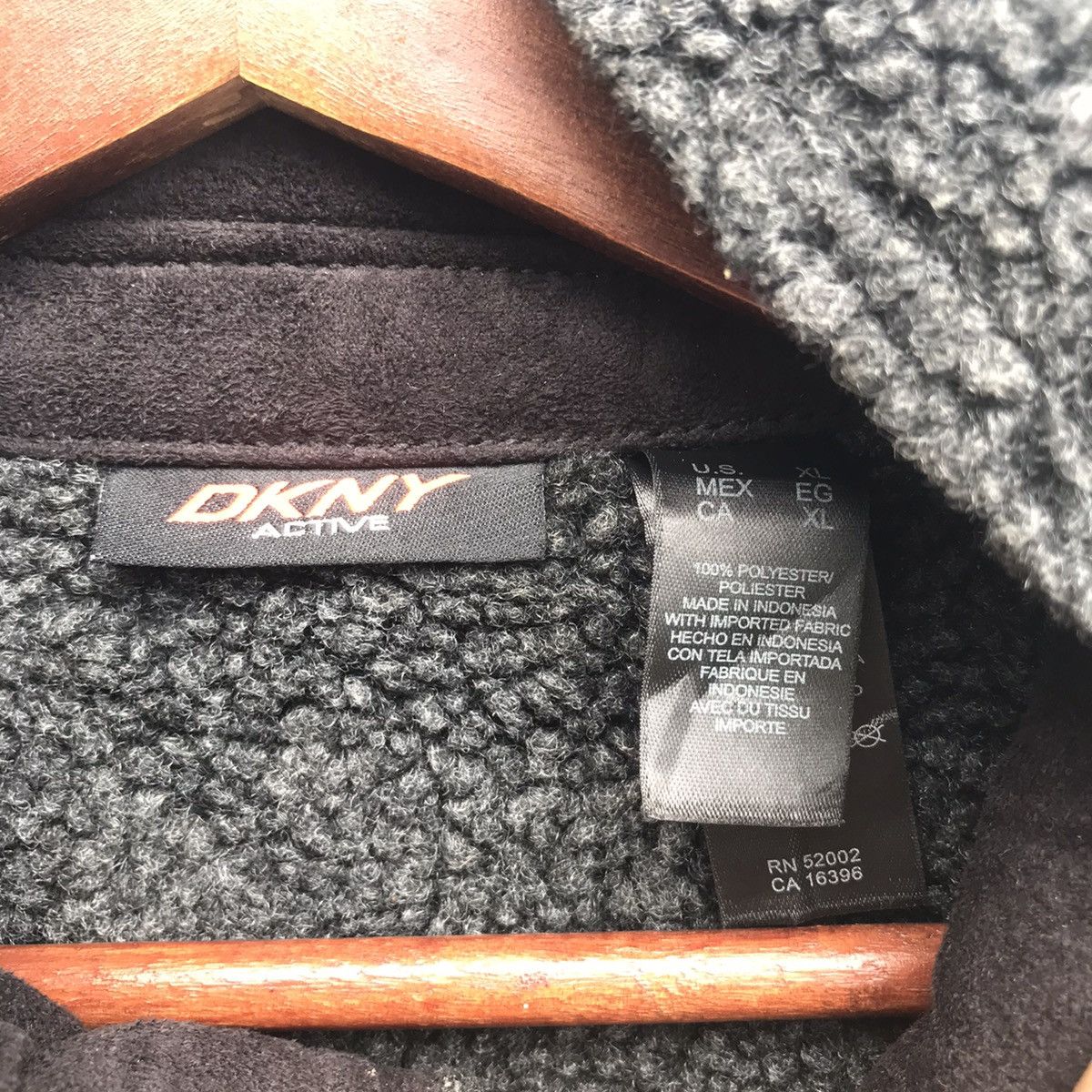 DKNY DKNY Leather Zipper Sweatshirt Size US L / EU 52-54 / 3 - 7 Thumbnail
