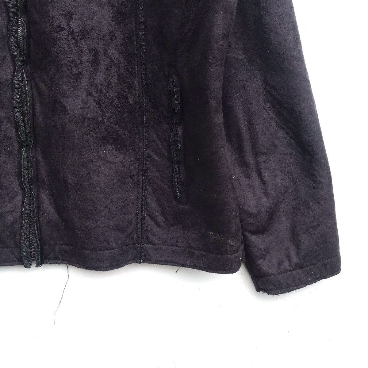DKNY DKNY Leather Zipper Sweatshirt Size US L / EU 52-54 / 3 - 5 Thumbnail