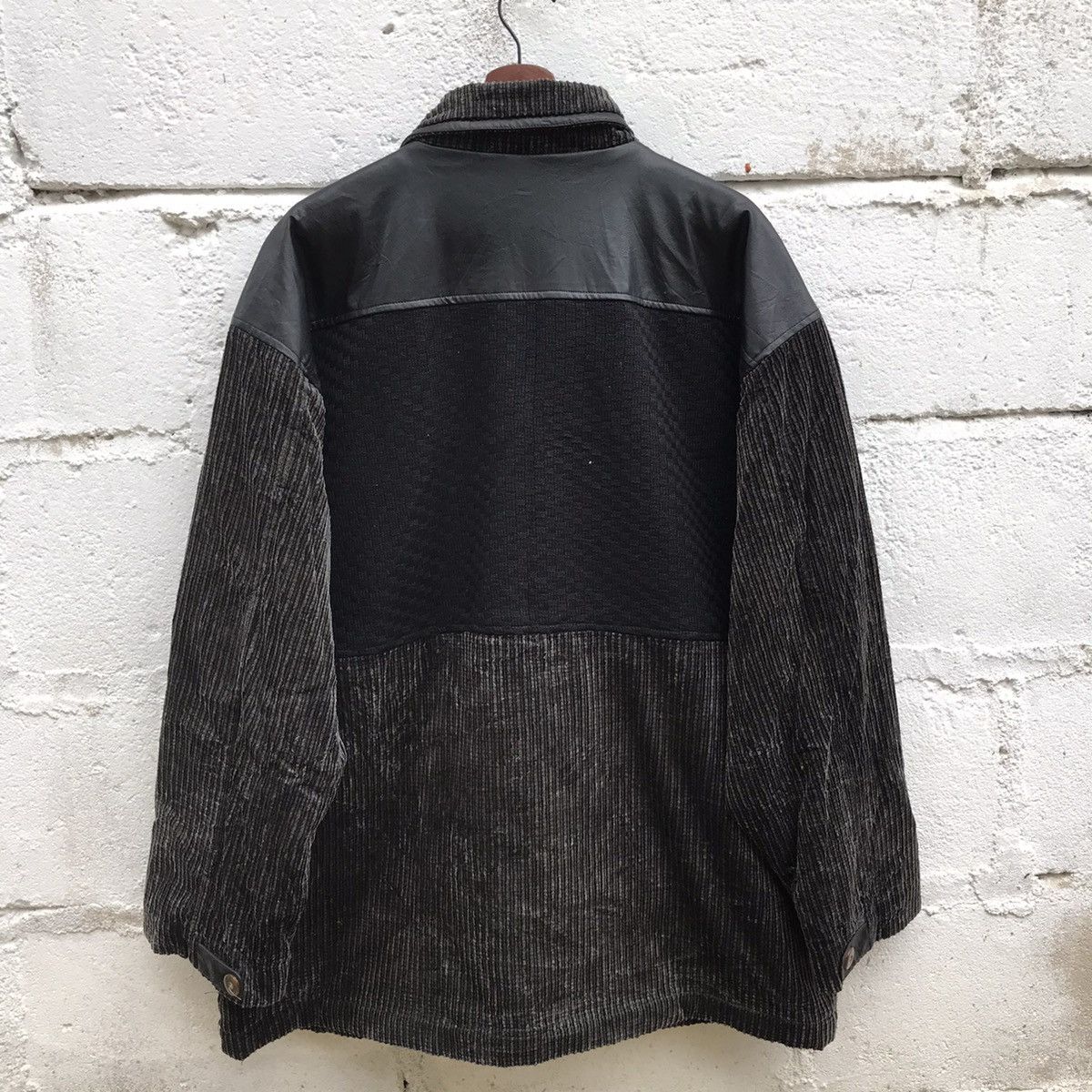 Japanese Brand Vintage Wike&Lon Leather Wool Jacket Size US L / EU 52-54 / 3 - 6 Thumbnail