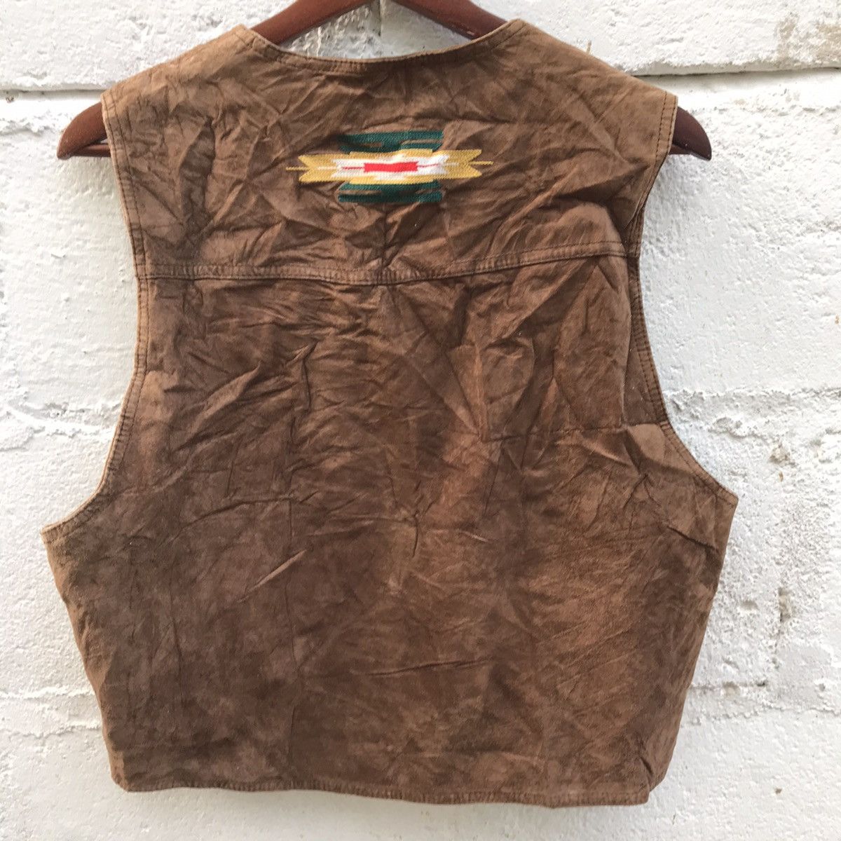 Japanese Brand Vintage Leather Vest Jacket Size US M / EU 48-50 / 2 - 5 Thumbnail