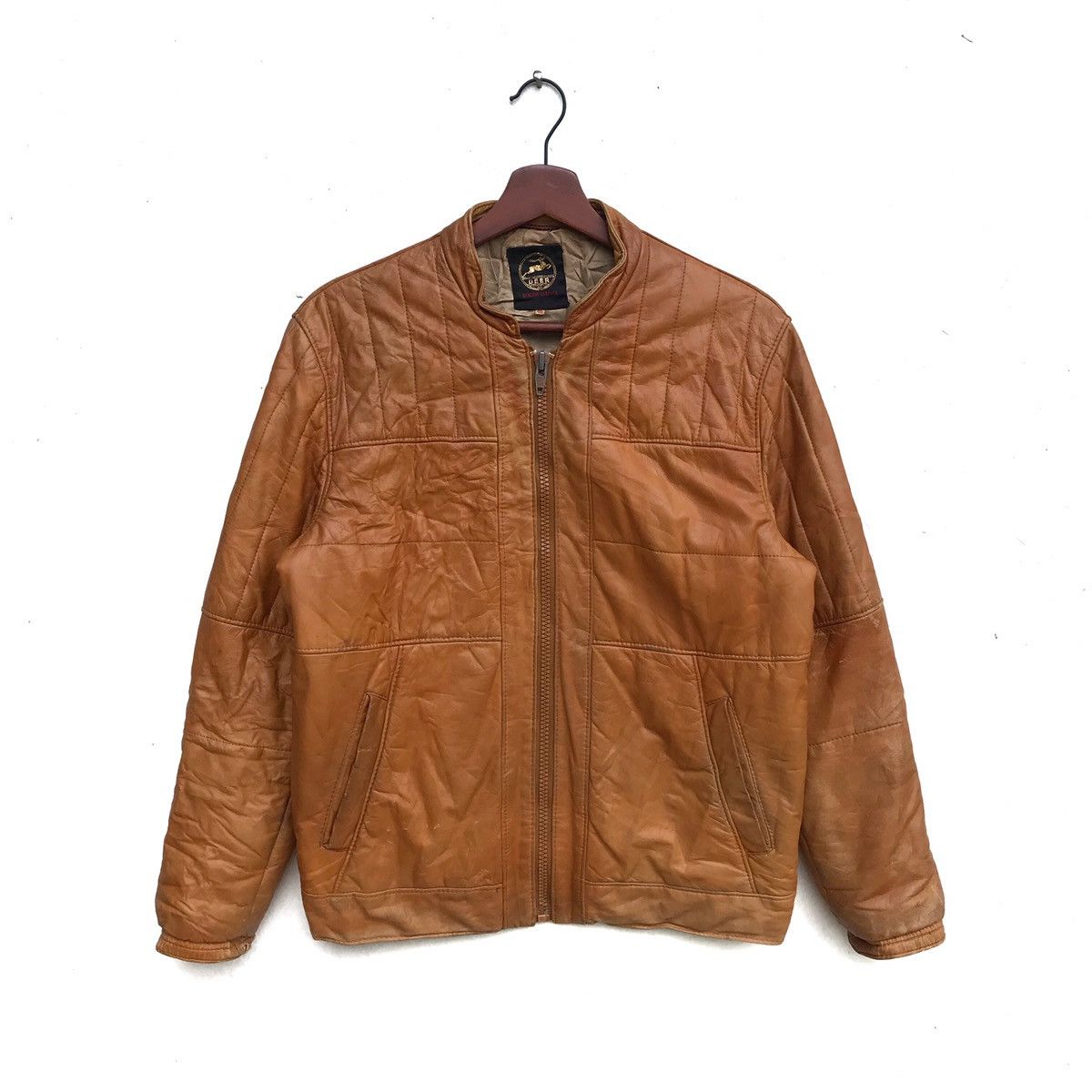 Japanese Brand Vintage Deer Leather Jacket Size US M / EU 48-50 / 2 - 1 Thumbnail