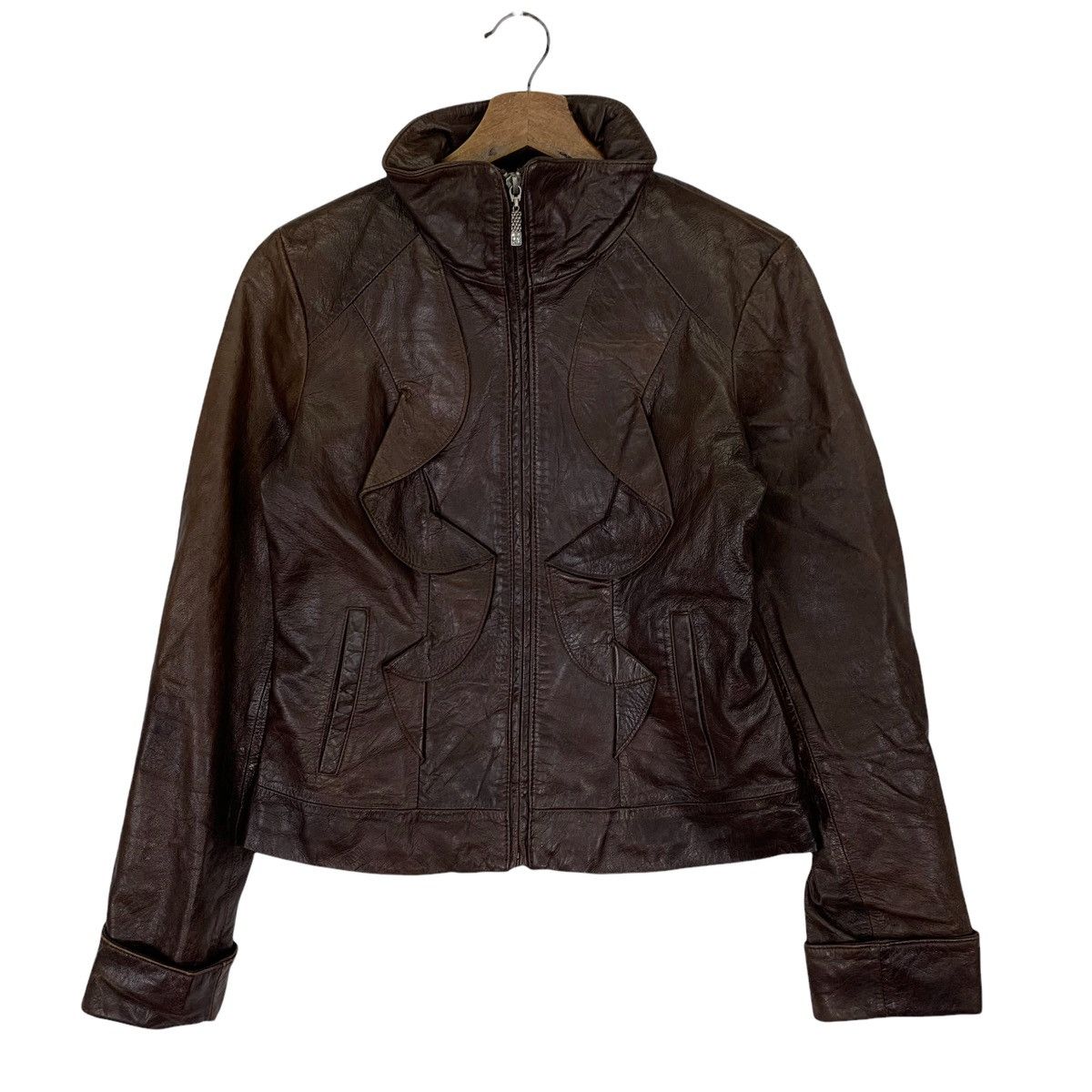 Vintage Little New York Collection Leather Jacket Size US S / EU 44-46 / 1 - 1 Thumbnail