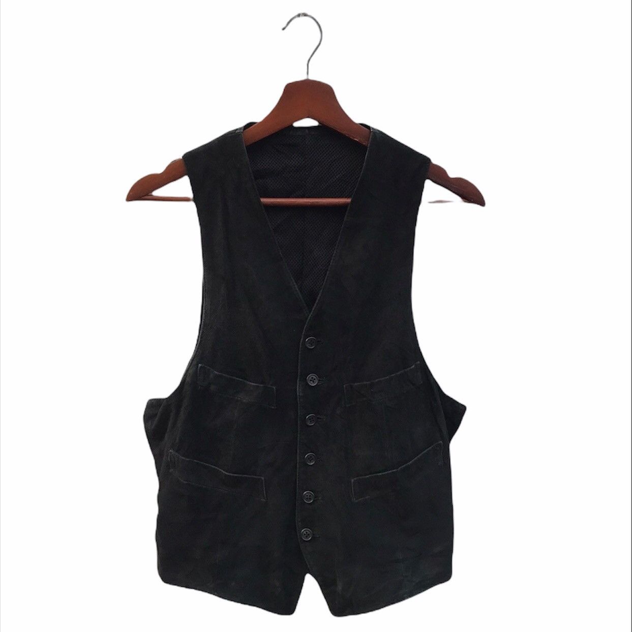 Beams Plus Vintage Beams Japan Leather Vest Jacket Size US S / EU 44-46 / 1 - 1 Thumbnail