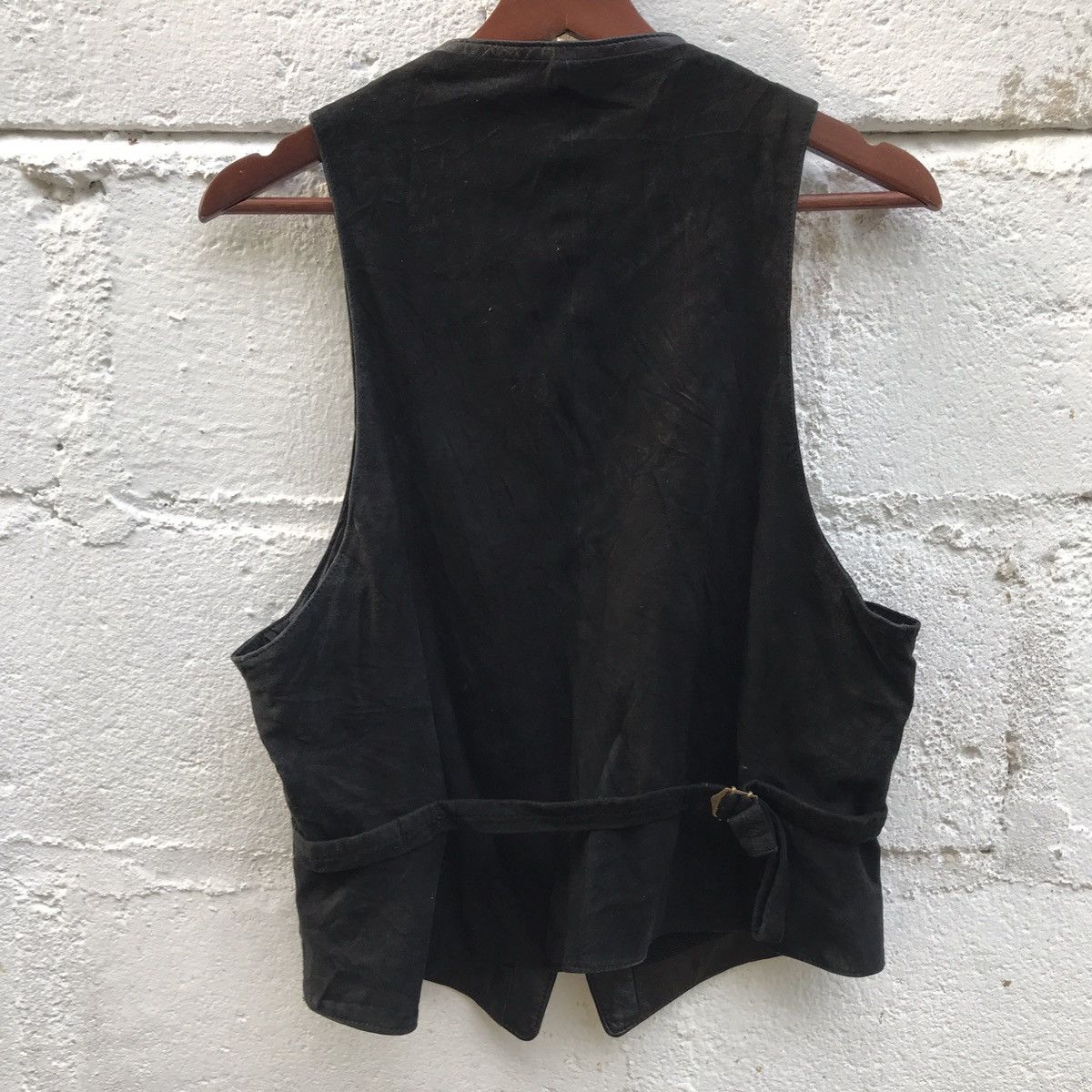 Beams Plus Vintage Beams Japan Leather Vest Jacket Size US S / EU 44-46 / 1 - 6 Thumbnail