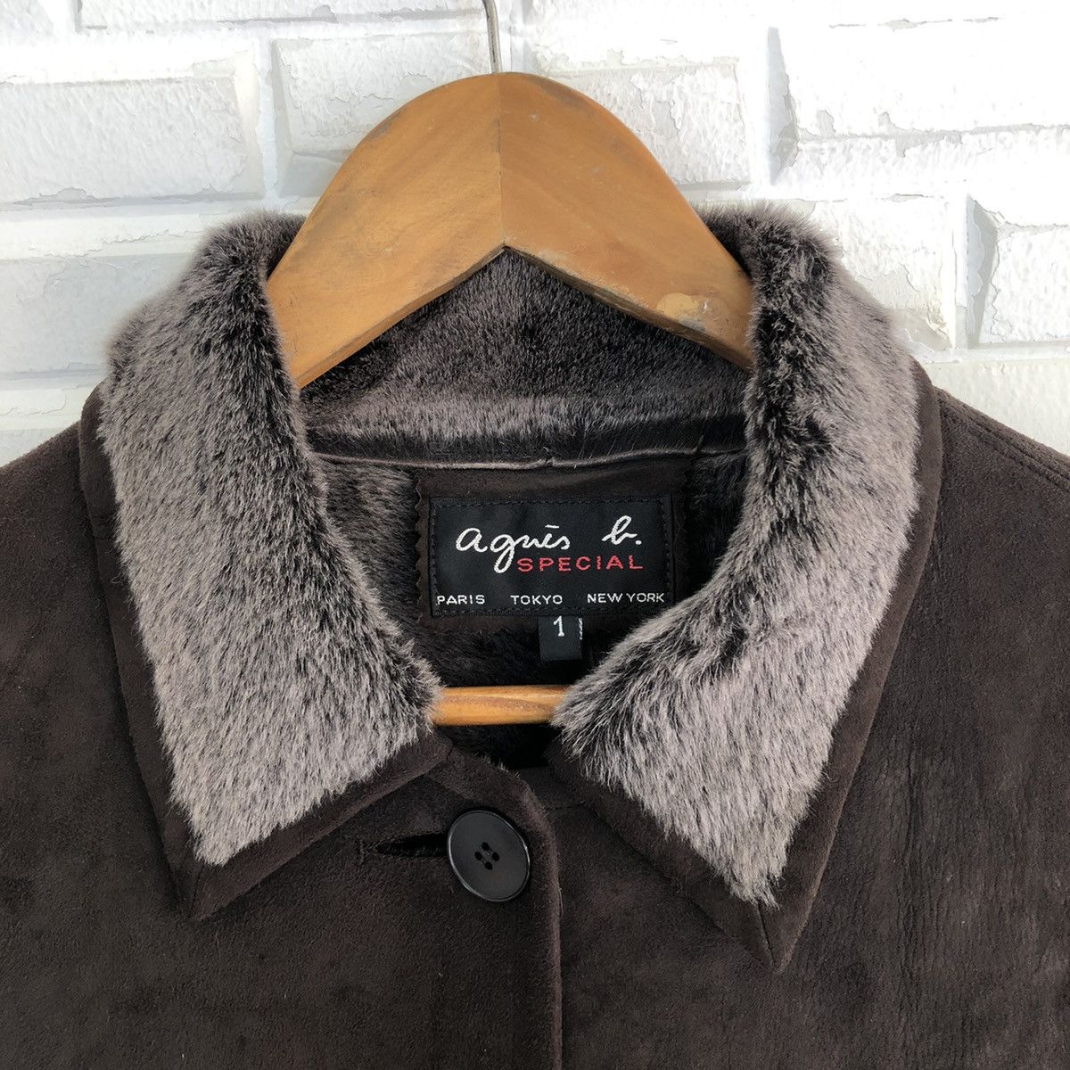 agnes b. AGNES.B SPECIAL SUEDE LEATHER JACKET Size US M / EU 48-50 / 2 - 8 Thumbnail