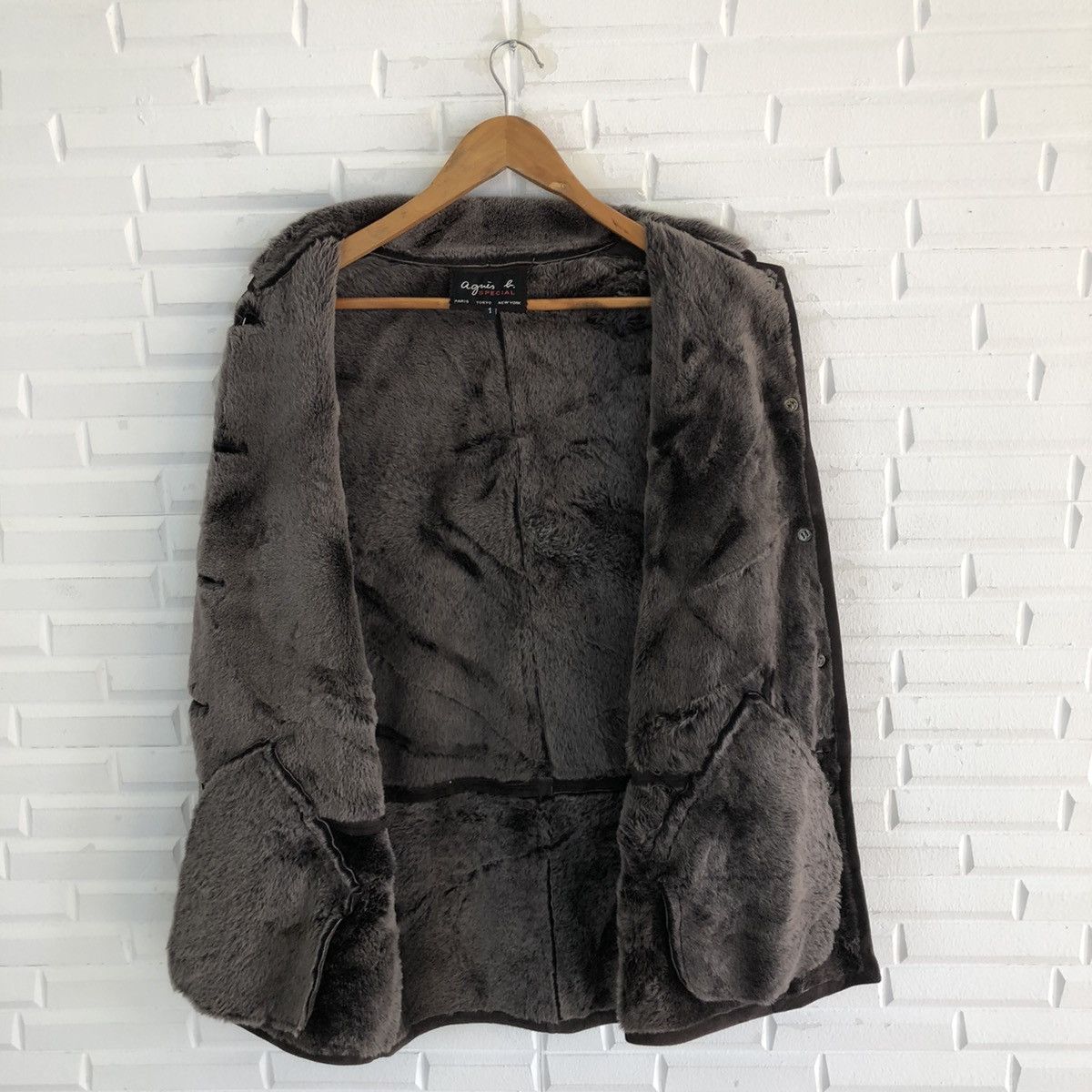 agnes b. AGNES.B SPECIAL SUEDE LEATHER JACKET Size US M / EU 48-50 / 2 - 7 Thumbnail
