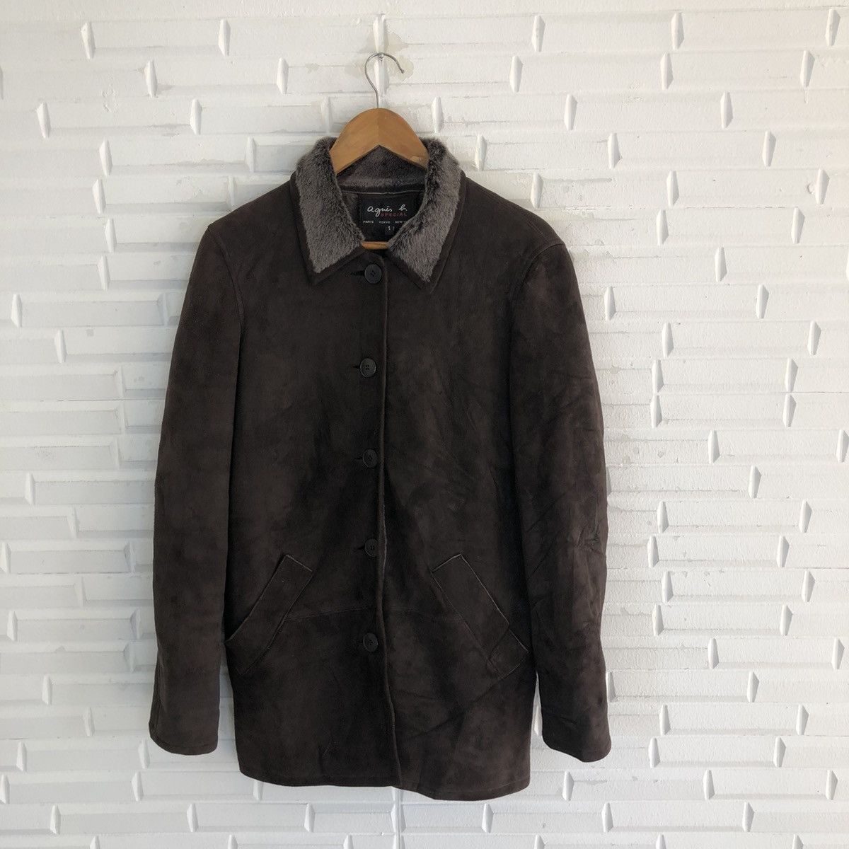 agnes b. AGNES.B SPECIAL SUEDE LEATHER JACKET Size US M / EU 48-50 / 2 - 1 Thumbnail