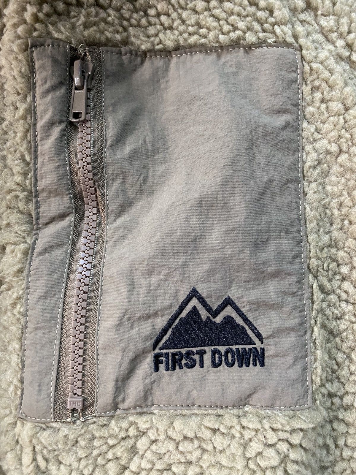 Other First Down Sherpa Deep Pile Fleece Crop Jacket Size US L / EU 52-54 / 3 - 6 Thumbnail