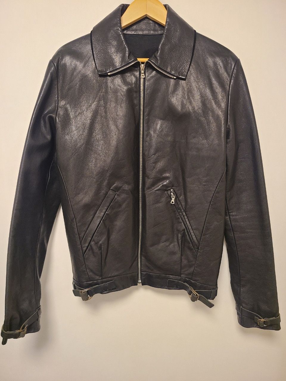 Ma+ maurizio amadei leather bomber | Grailed