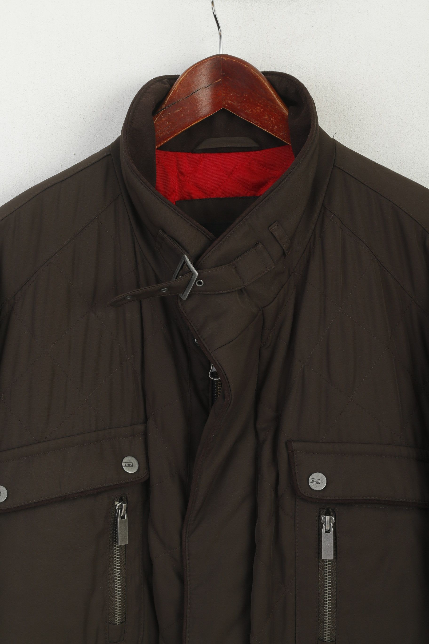 Vintage DIGEL Men 60 50 XXXL Jacket Brown Quilted Classic 7399 Size US XXL / EU 58 / 5 - 2 Thumbnail