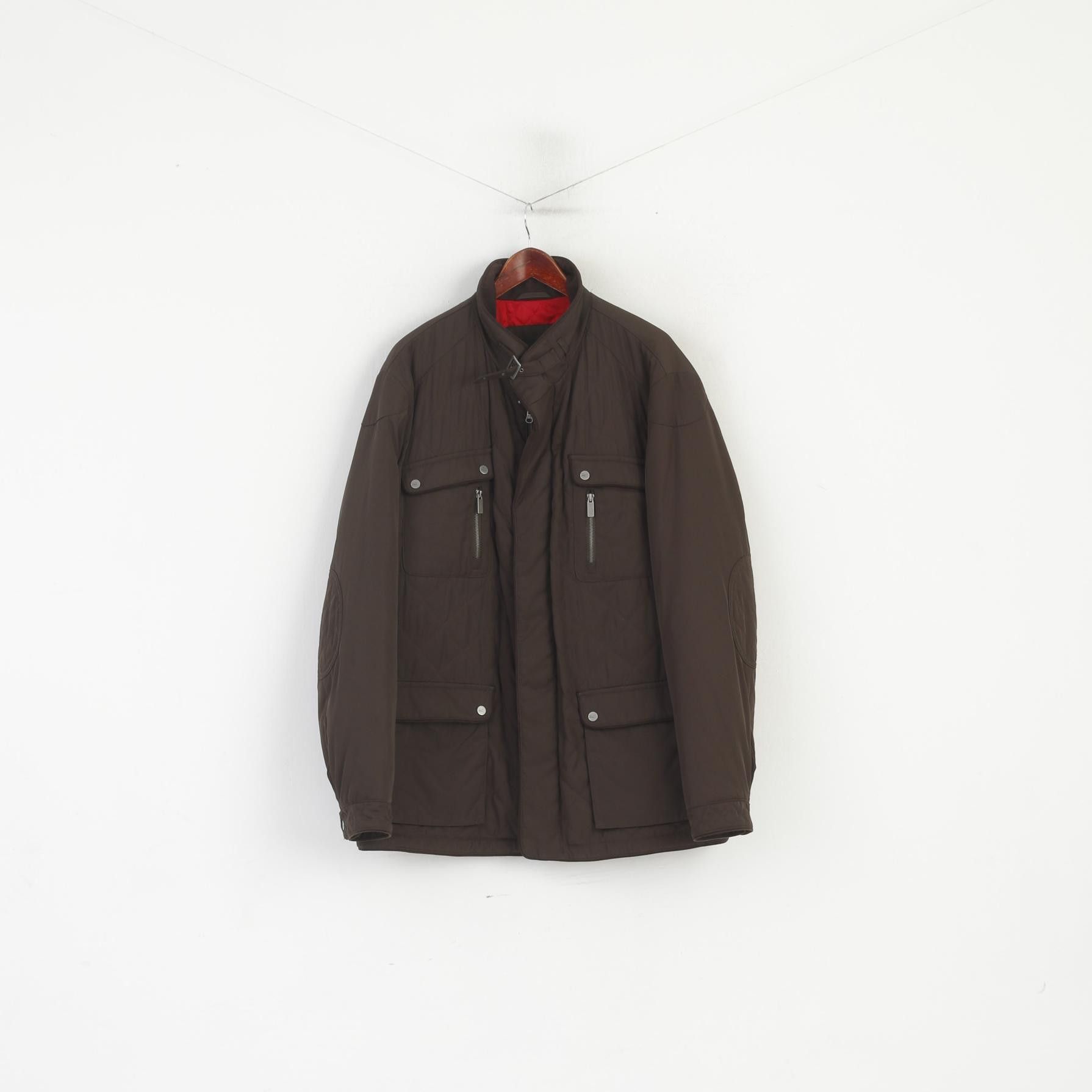 Vintage DIGEL Men 60 50 XXXL Jacket Brown Quilted Classic 7399 Size US XXL / EU 58 / 5 - 1 Thumbnail