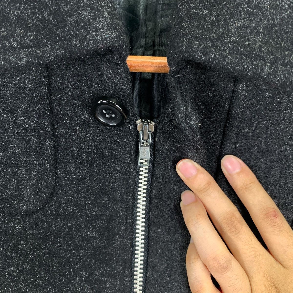 Japanese Brand × Yohji Yamamoto Vintage INED By Yohji Yamamoto Long Coat Jacket Size US S / EU 44-46 / 1 - 5 Thumbnail