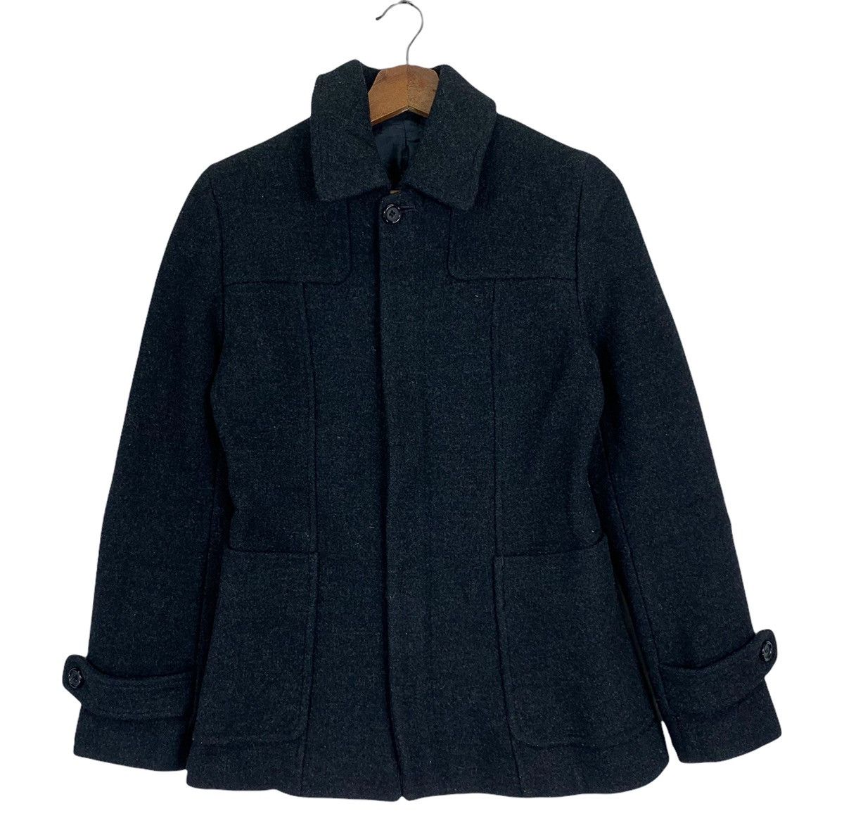 Japanese Brand × Yohji Yamamoto Vintage INED By Yohji Yamamoto Long Coat Jacket Size US S / EU 44-46 / 1 - 1 Thumbnail