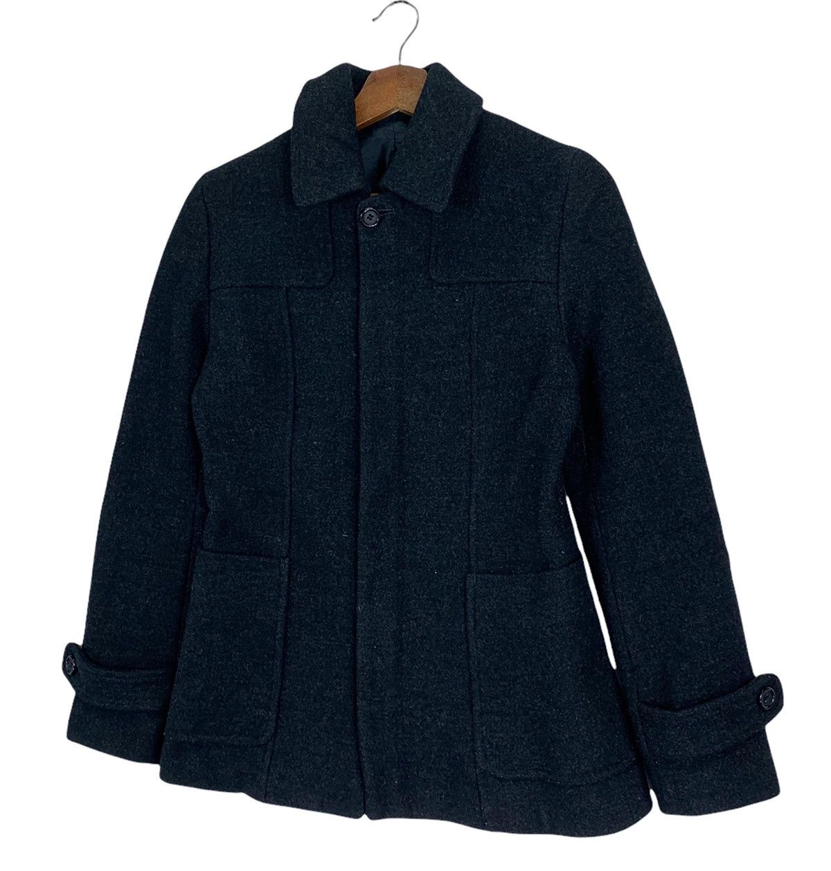 Japanese Brand × Yohji Yamamoto Vintage INED By Yohji Yamamoto Long Coat Jacket Size US S / EU 44-46 / 1 - 2 Thumbnail