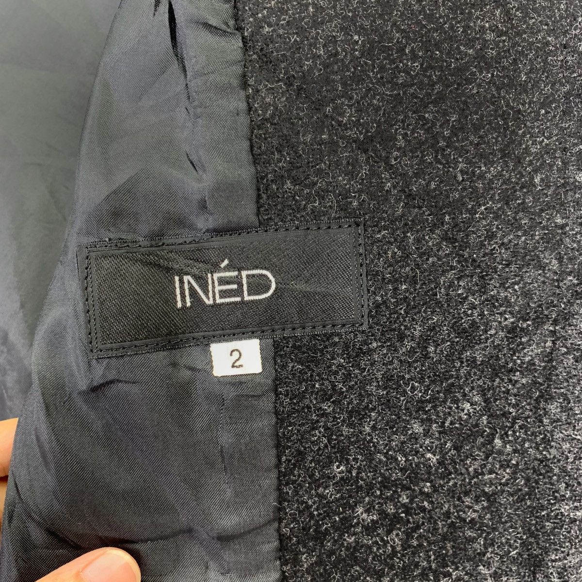Japanese Brand × Yohji Yamamoto Vintage INED By Yohji Yamamoto Long Coat Jacket Size US S / EU 44-46 / 1 - 6 Thumbnail