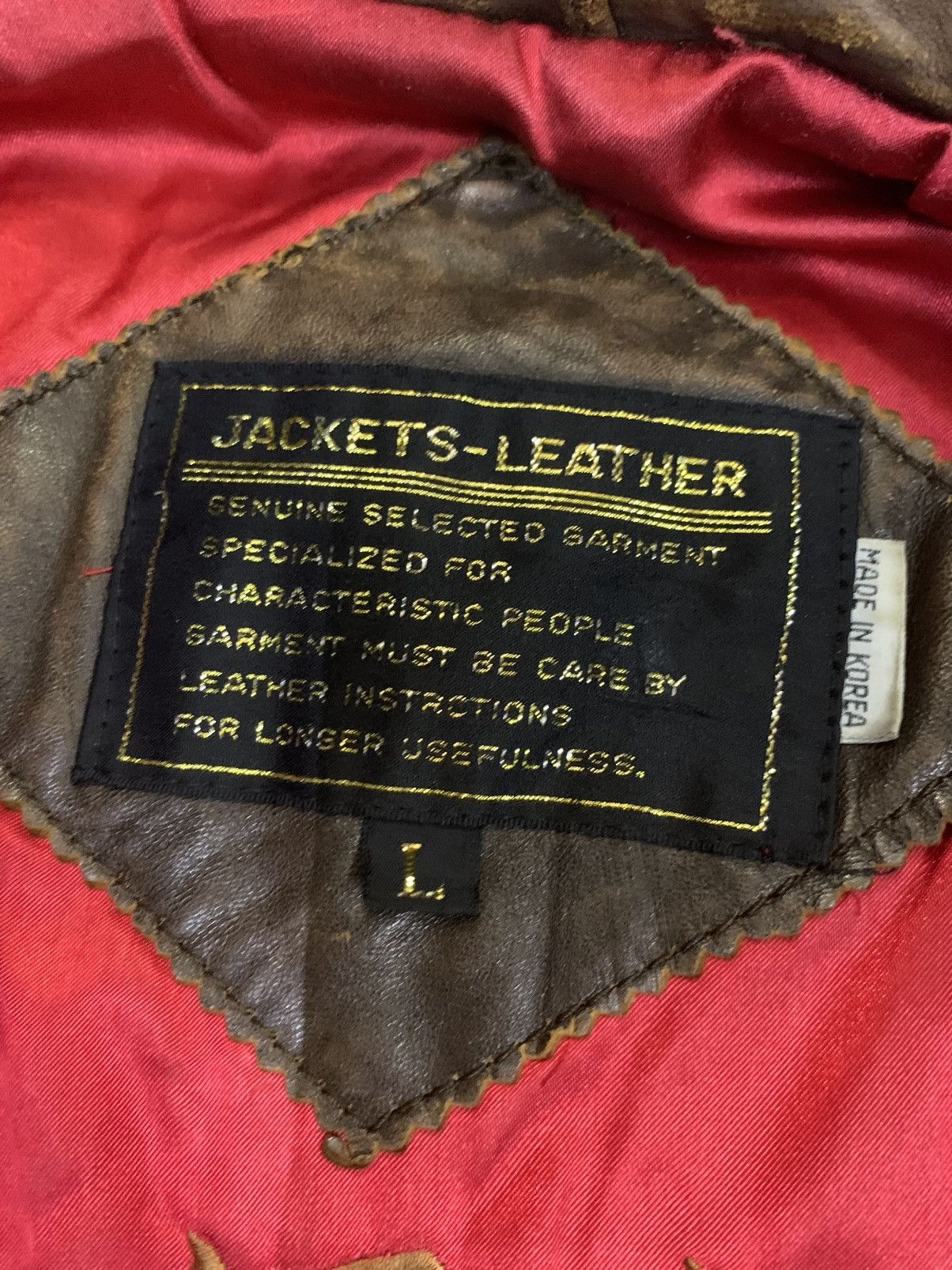 Genuine Leather × Vintage Vintage Mac Hope Fighter Squadron Leather Jacket Size US M / EU 48-50 / 2 - 10 Thumbnail