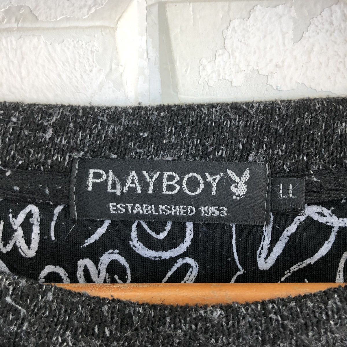 Playboy × Vintage PLAYBOY FOLLOW THE RABBIT SWEATSHIRT Size US L / EU 52-54 / 3 - 8 Thumbnail