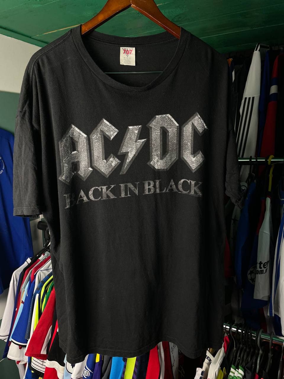AC/DC × Vintage AC DC shirt Back In Black | Grailed