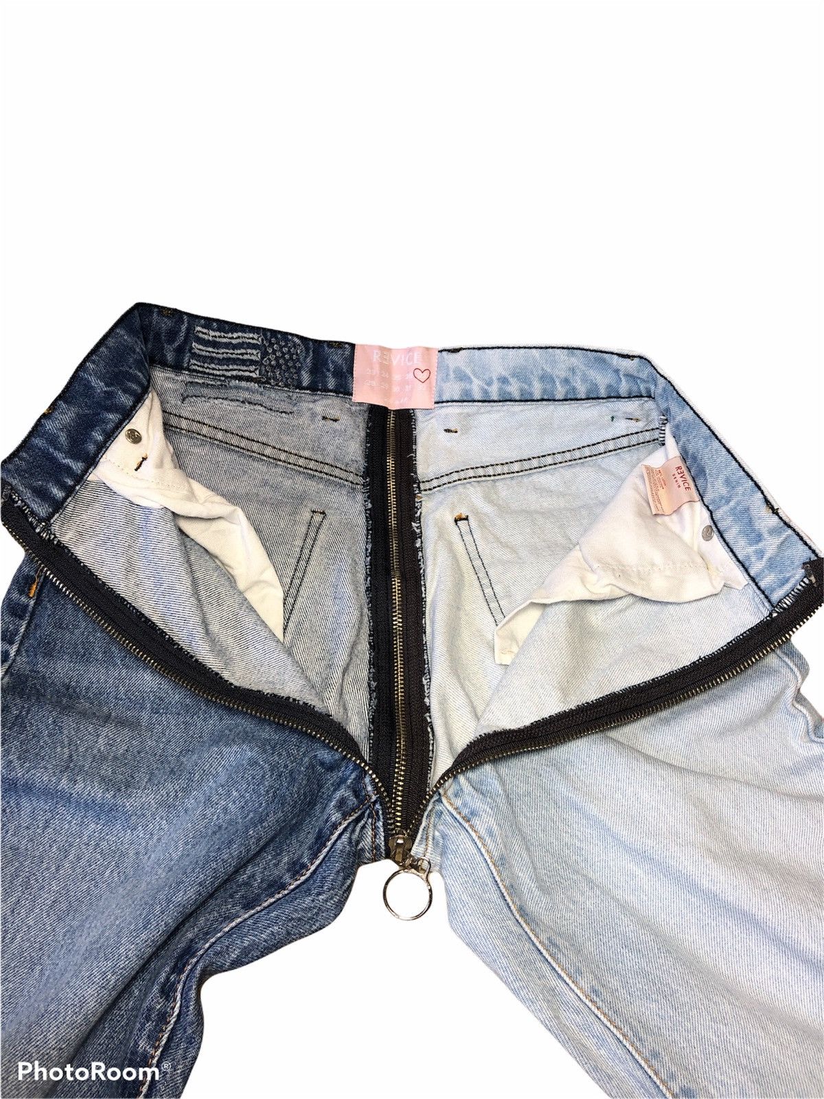 Other RECONSTRUCTED REVICE TWO TONE DENIM Size US 28 / EU 44 - 6 Thumbnail