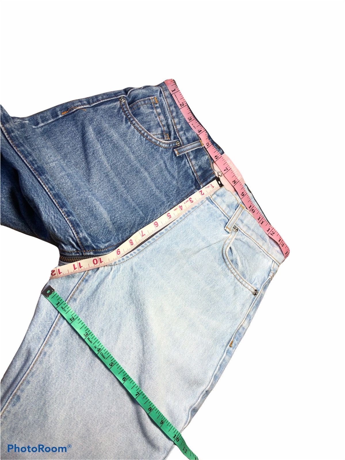 Other RECONSTRUCTED REVICE TWO TONE DENIM Size US 28 / EU 44 - 10 Thumbnail