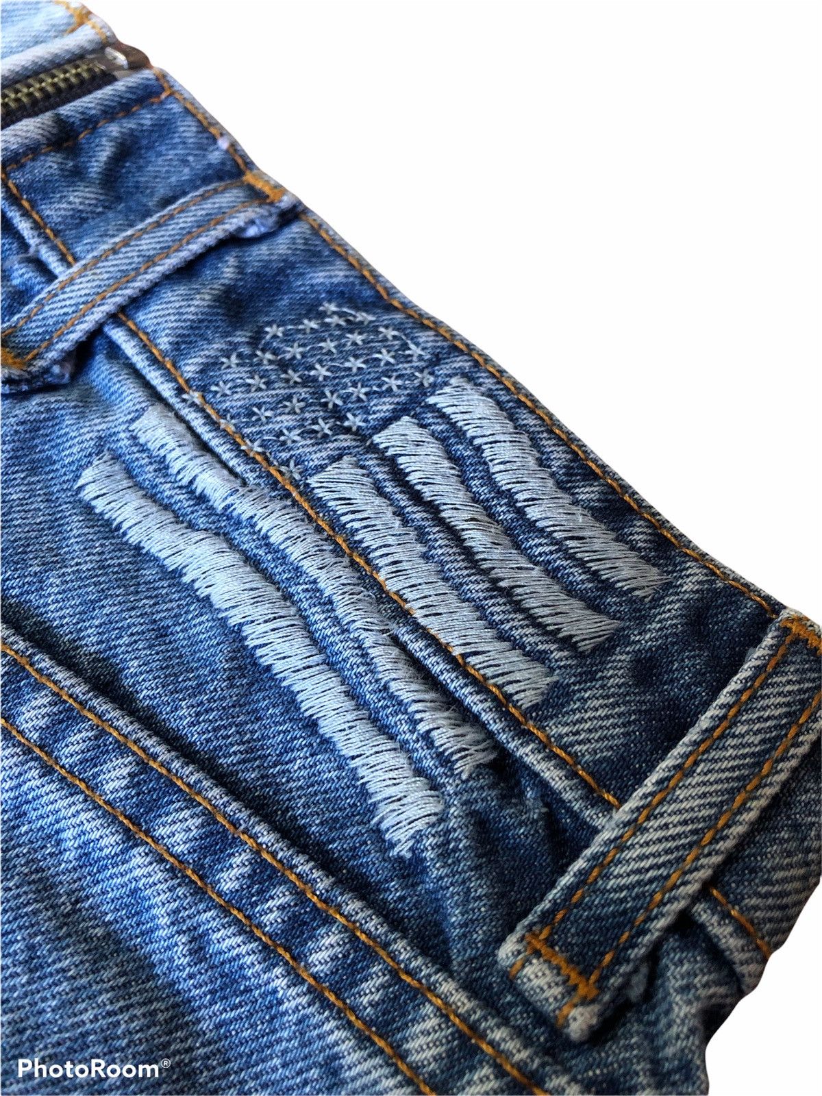 Other RECONSTRUCTED REVICE TWO TONE DENIM Size US 28 / EU 44 - 9 Thumbnail