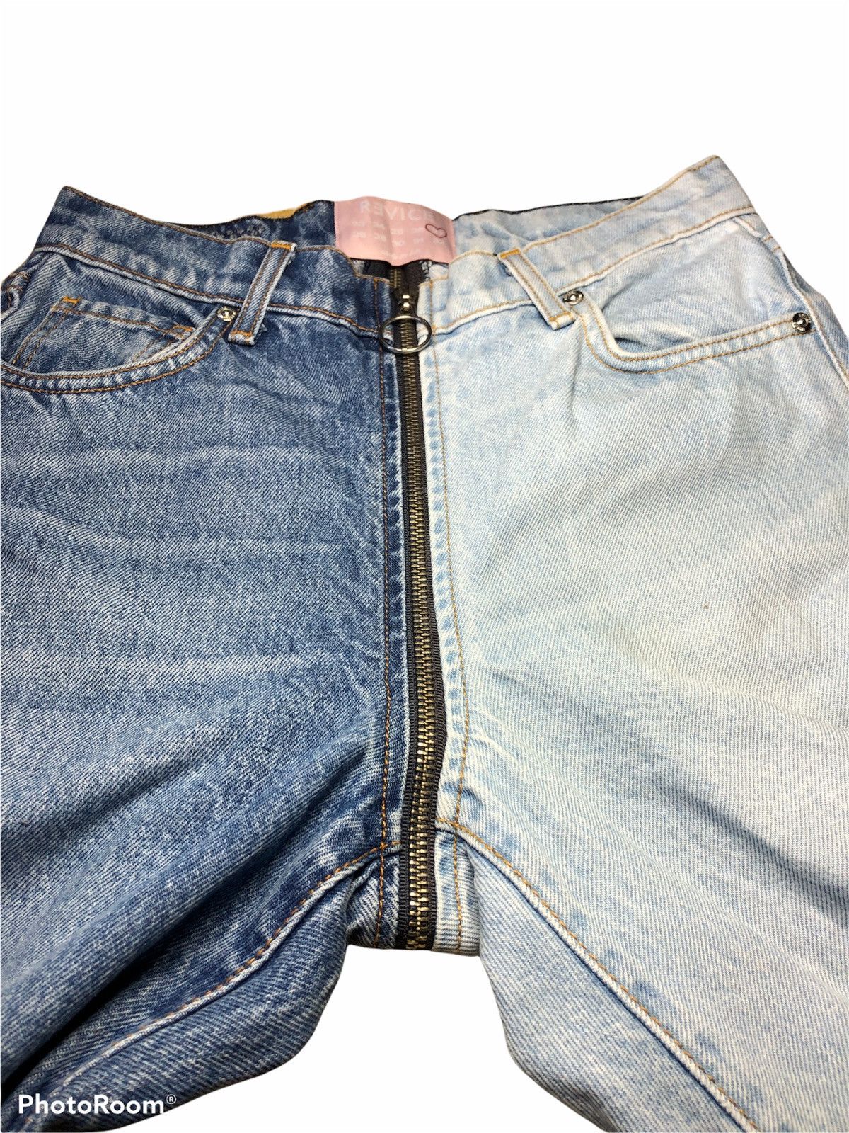 Other RECONSTRUCTED REVICE TWO TONE DENIM Size US 28 / EU 44 - 5 Thumbnail