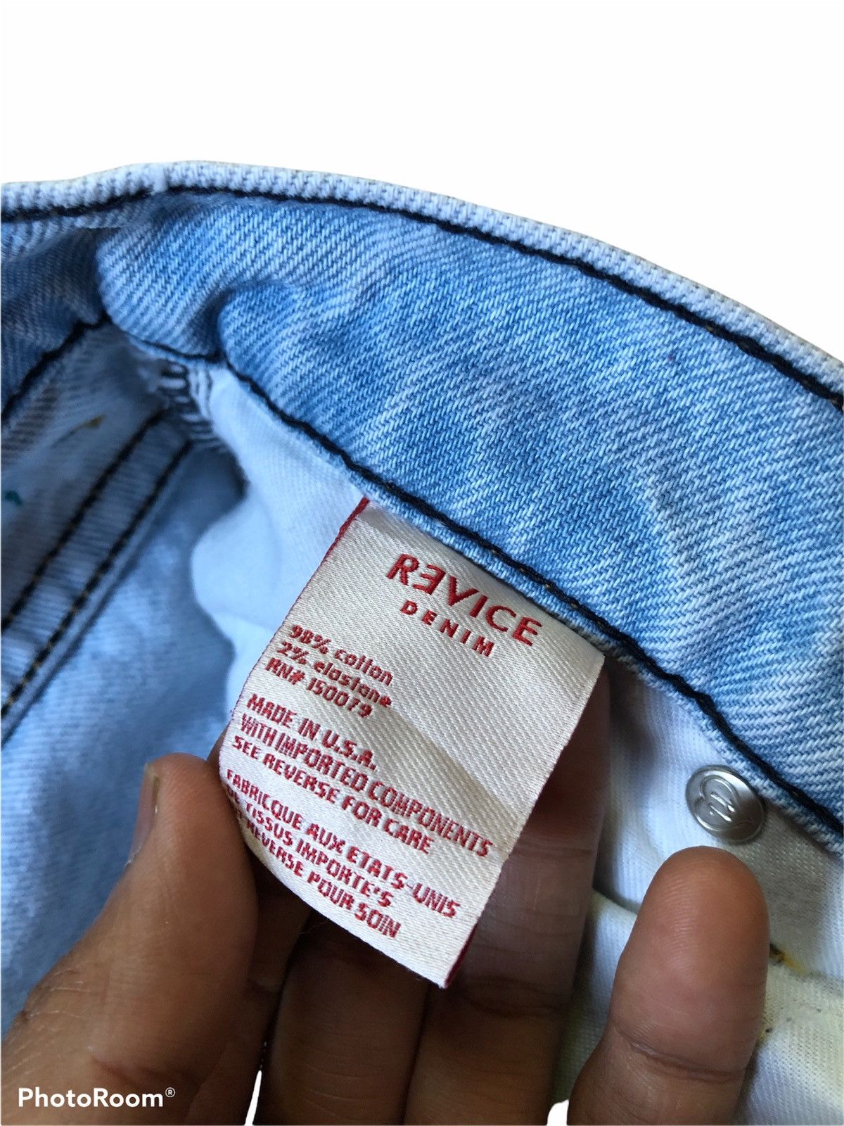 Other RECONSTRUCTED REVICE TWO TONE DENIM Size US 28 / EU 44 - 8 Thumbnail