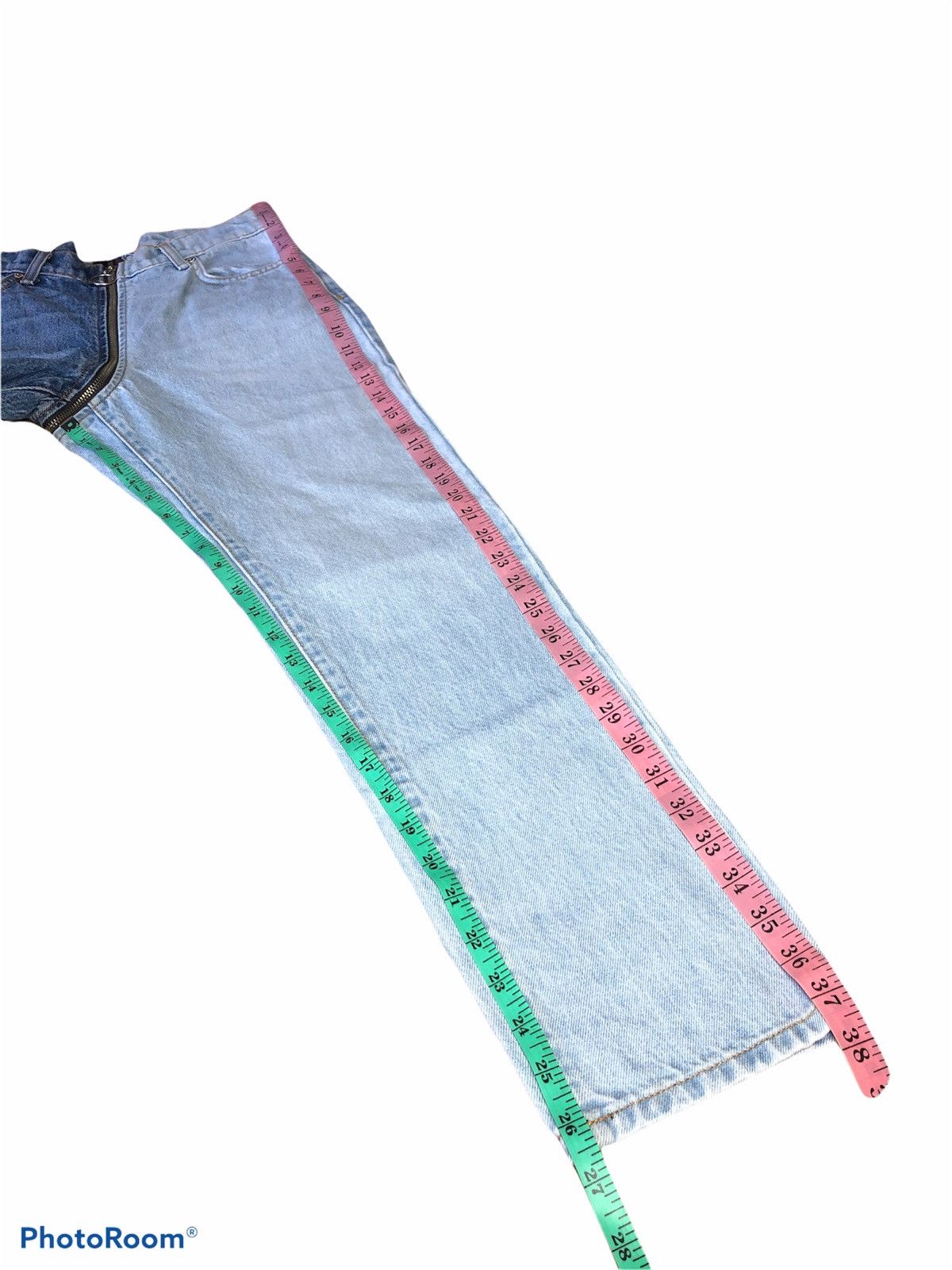Other RECONSTRUCTED REVICE TWO TONE DENIM Size US 28 / EU 44 - 11 Thumbnail