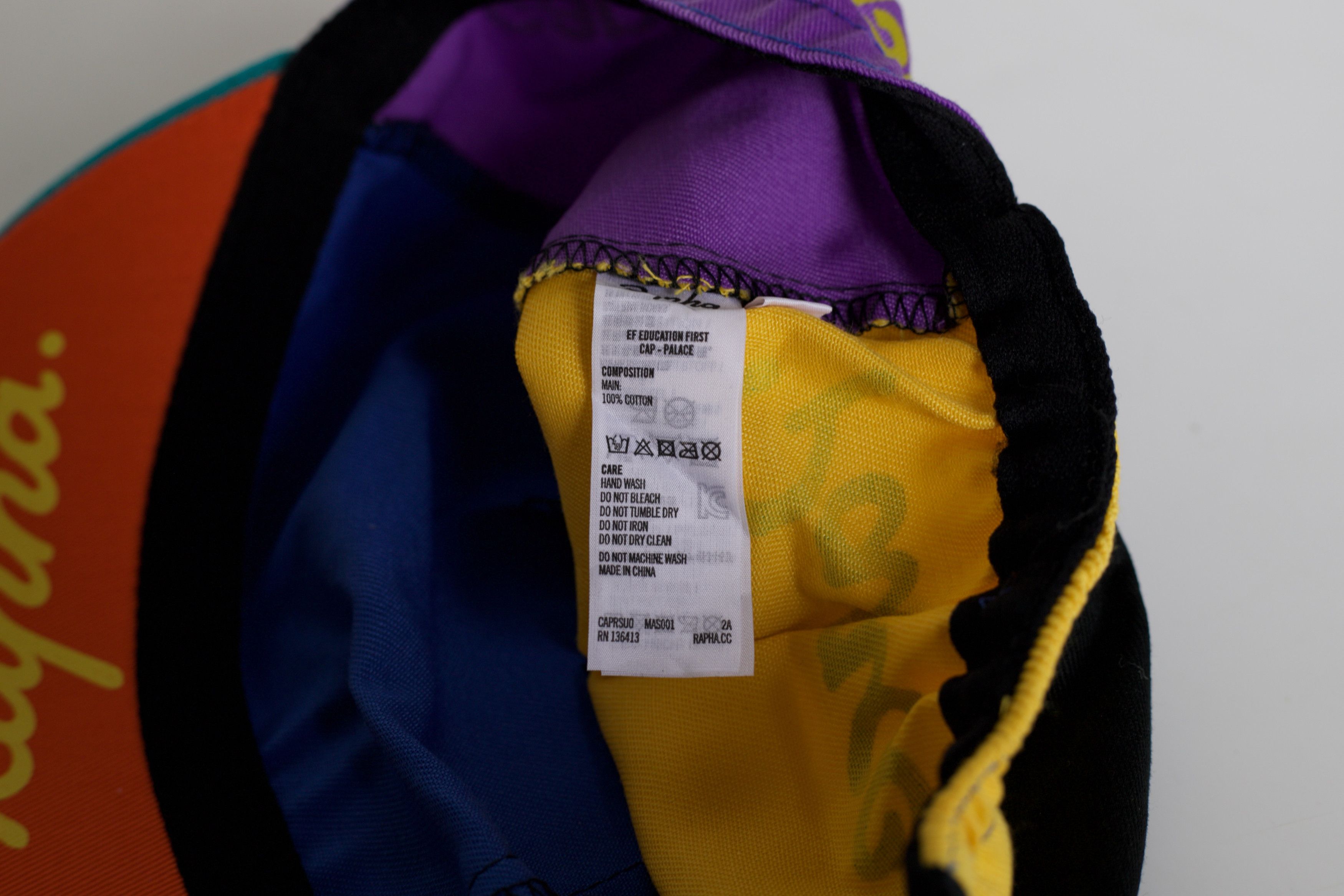 Palace × Rapha Palace x Rapha On Bike Cap Multi Size ONE SIZE - 7 Thumbnail
