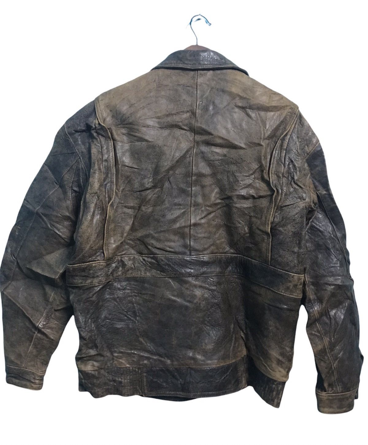 Vintage Stedele Brand Leather Bomber Jacket Size US M / EU 48-50 / 2 - 2 Thumbnail
