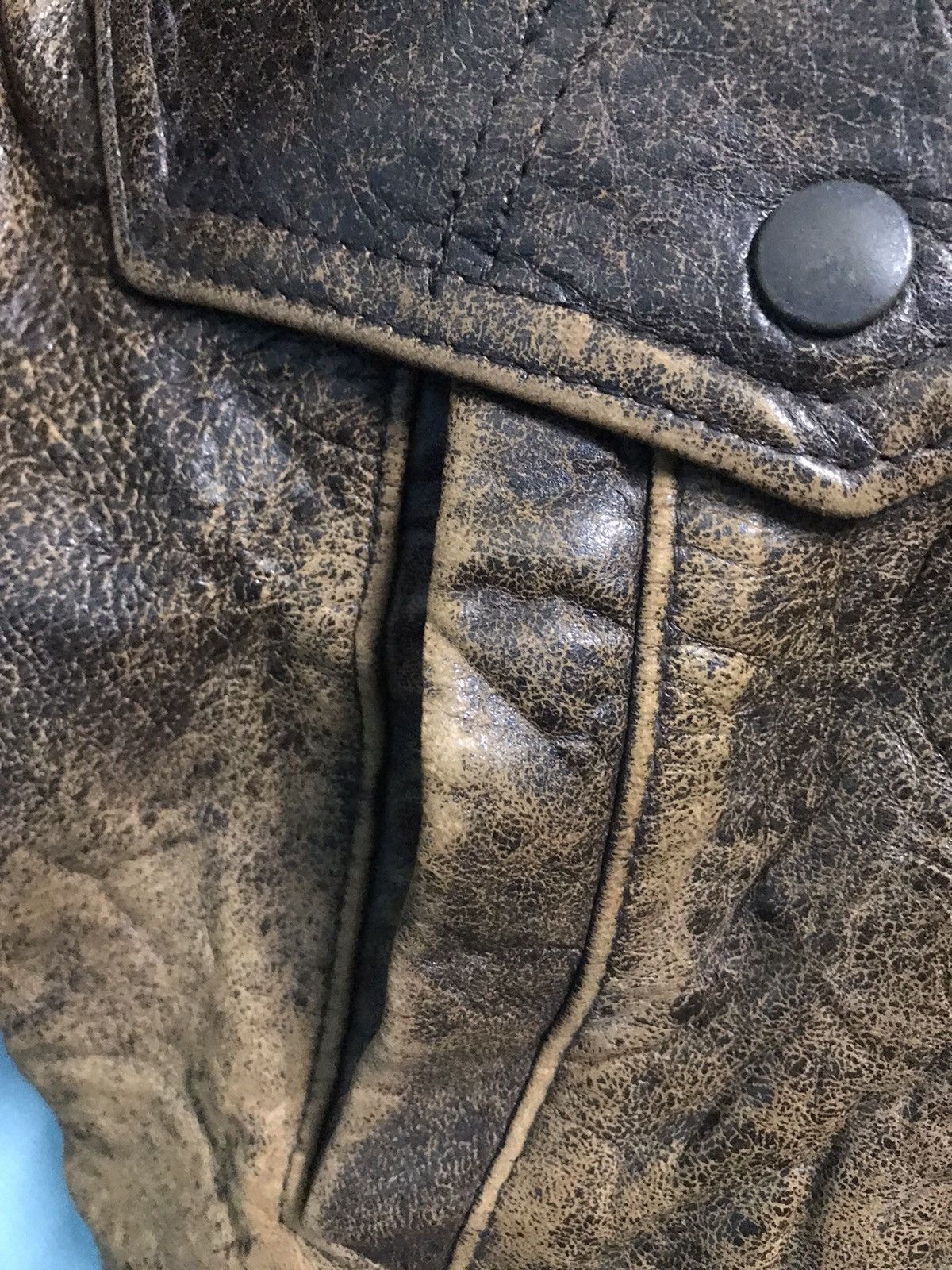 Vintage Stedele Brand Leather Bomber Jacket Size US M / EU 48-50 / 2 - 6 Thumbnail