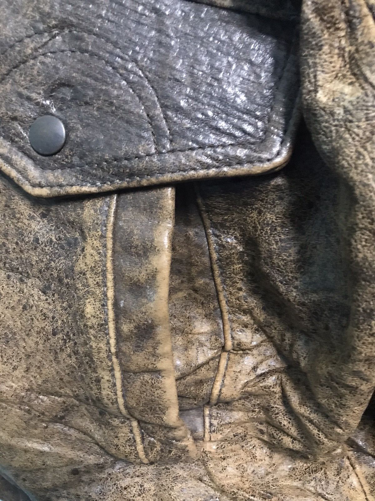 Vintage Stedele Brand Leather Bomber Jacket Size US M / EU 48-50 / 2 - 9 Thumbnail