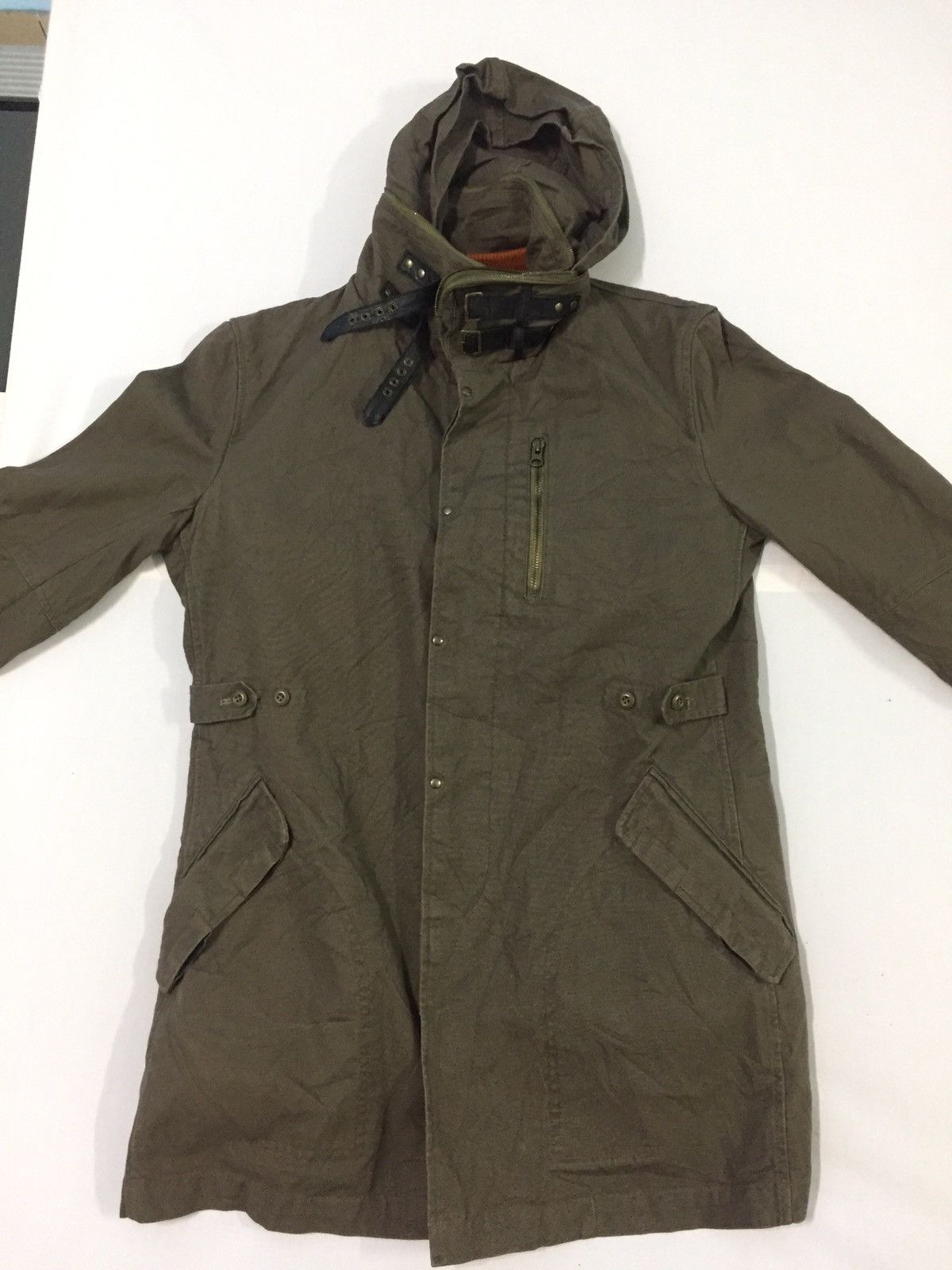 Vintage PPFM RARE BONDAGE LONG JACKET 🧥 WITH HOODIE Size US L / EU 52-54 / 3 - 2 Thumbnail