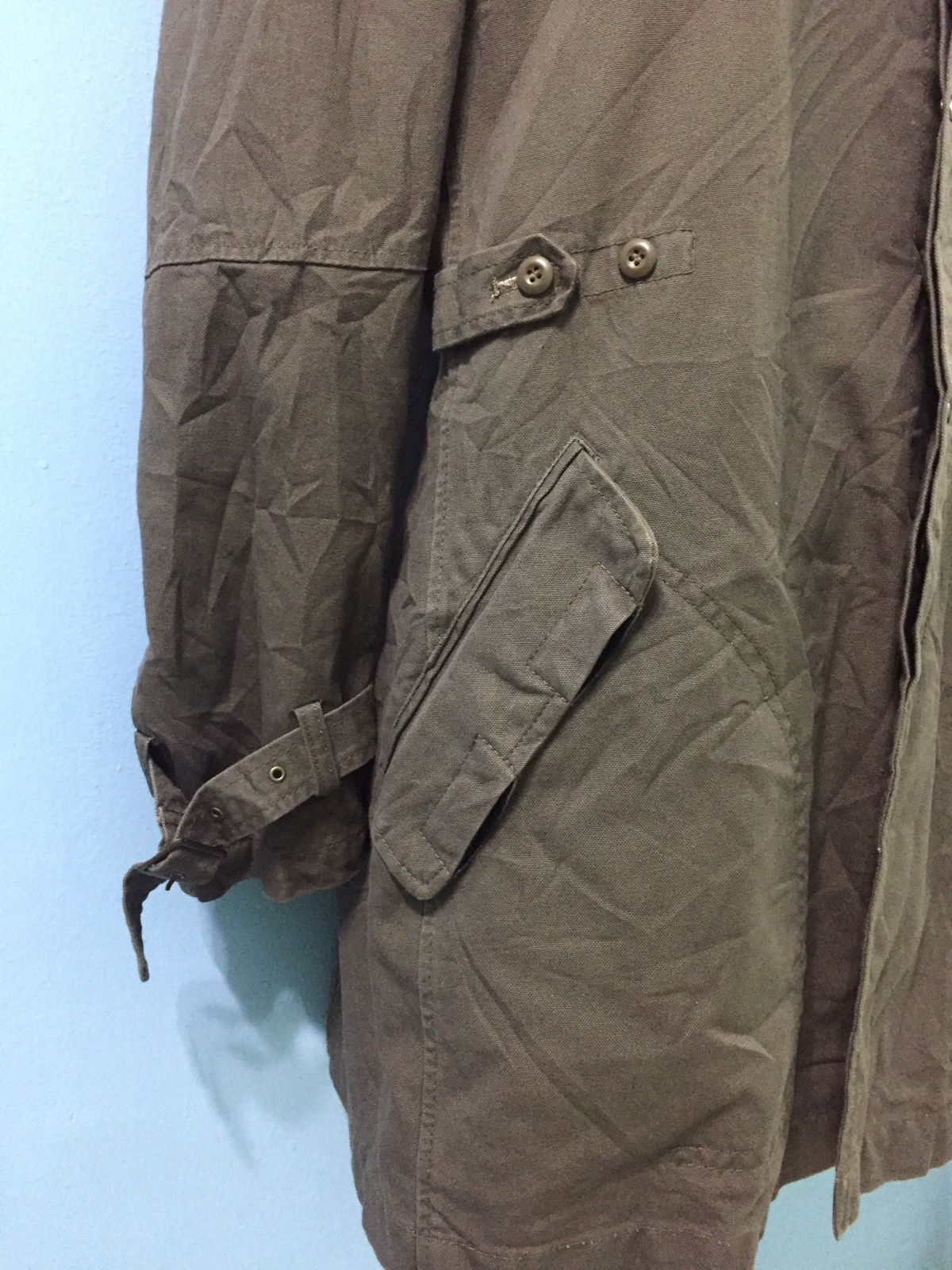 Vintage PPFM RARE BONDAGE LONG JACKET 🧥 WITH HOODIE Size US L / EU 52-54 / 3 - 7 Thumbnail