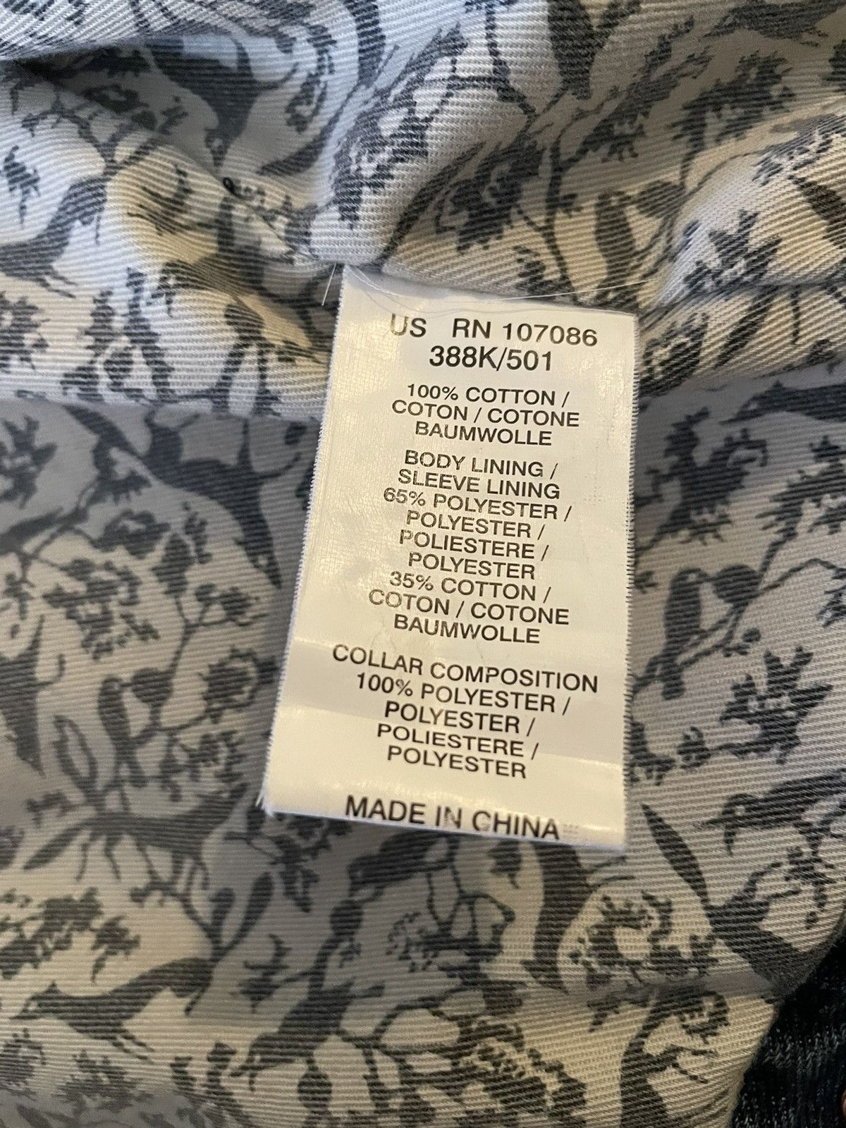 Paul Smith Paul smith denim jacket with wool Sz L Size US L / EU 52-54 / 3 - 7 Thumbnail