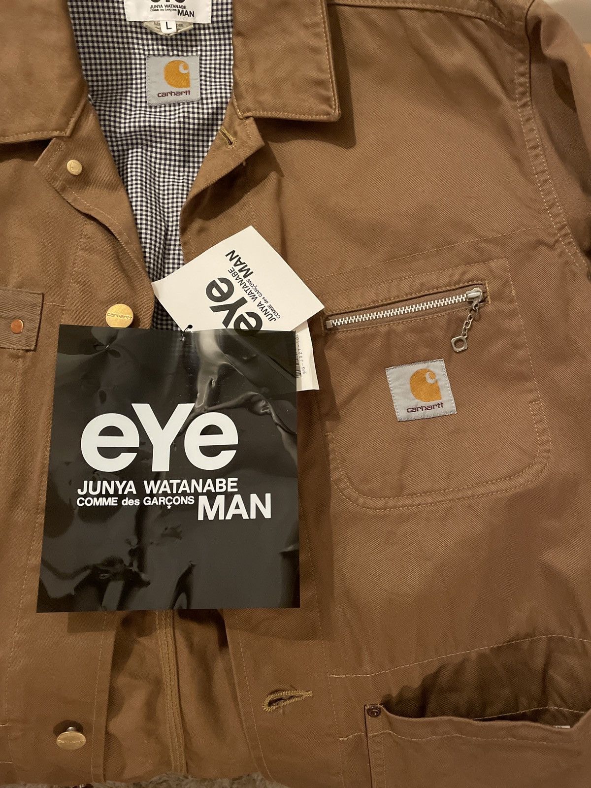 Carhartt Wip FINAL DROP Carhartt WIP x Junya x CDG chore coat Size US L / EU 52-54 / 3 - 6 Thumbnail