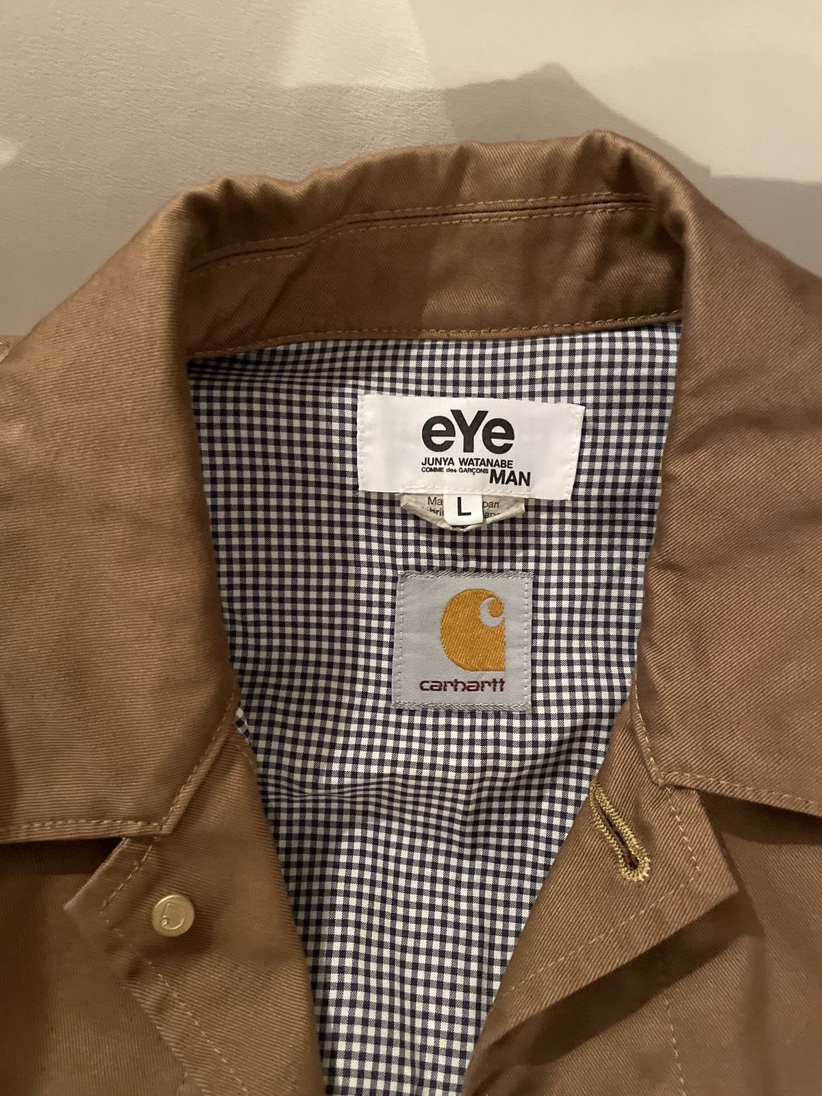 Carhartt Wip FINAL DROP Carhartt WIP x Junya x CDG chore coat Size US L / EU 52-54 / 3 - 4 Thumbnail
