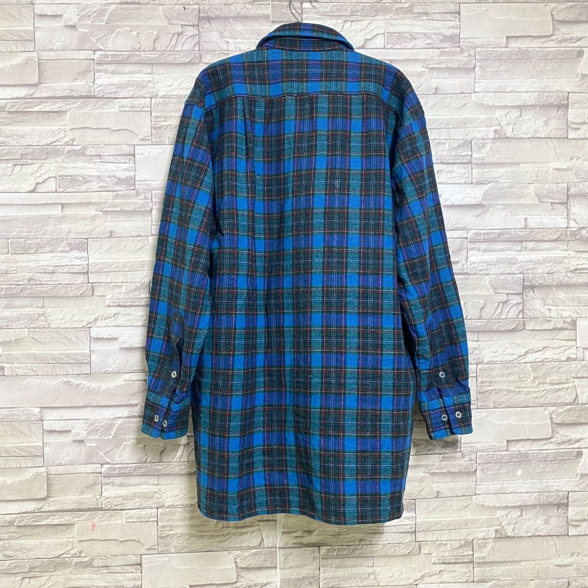 Adidas Vintage Adidas Wool Flannel Shirt Size US L / EU 52-54 / 3 - 9 Thumbnail