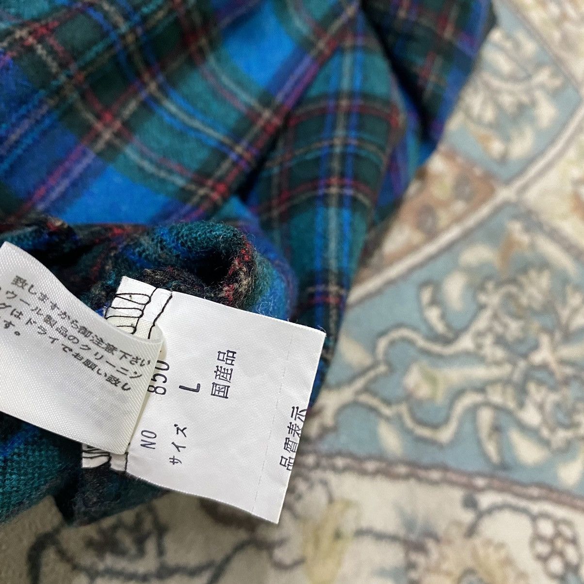 Adidas Vintage Adidas Wool Flannel Shirt Size US L / EU 52-54 / 3 - 12 Thumbnail