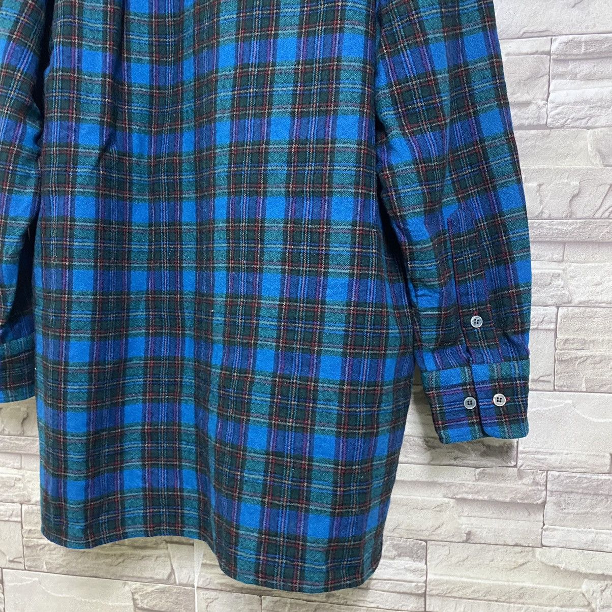 Adidas Vintage Adidas Wool Flannel Shirt Size US L / EU 52-54 / 3 - 11 Thumbnail