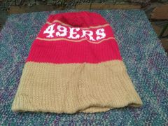 NFL BUD LIGHT SF49ers Knit Beanie HAT Pom Cap San Francisco