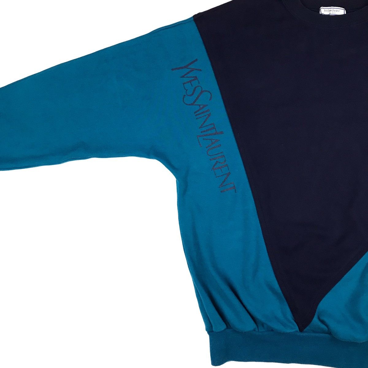 Designer × Vintage × Yves Saint Laurent Vintage YSL Yves Saint Laurent Spell Sweatshirt Size US M / EU 48-50 / 2 - 2 Thumbnail