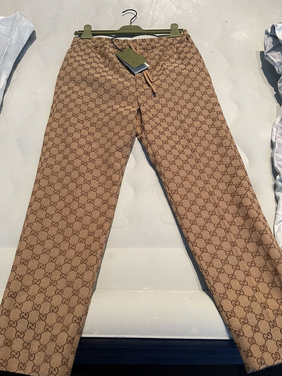 Gucci Gucci Jogging Canvas pants Size US 31 - 1 Thumbnail