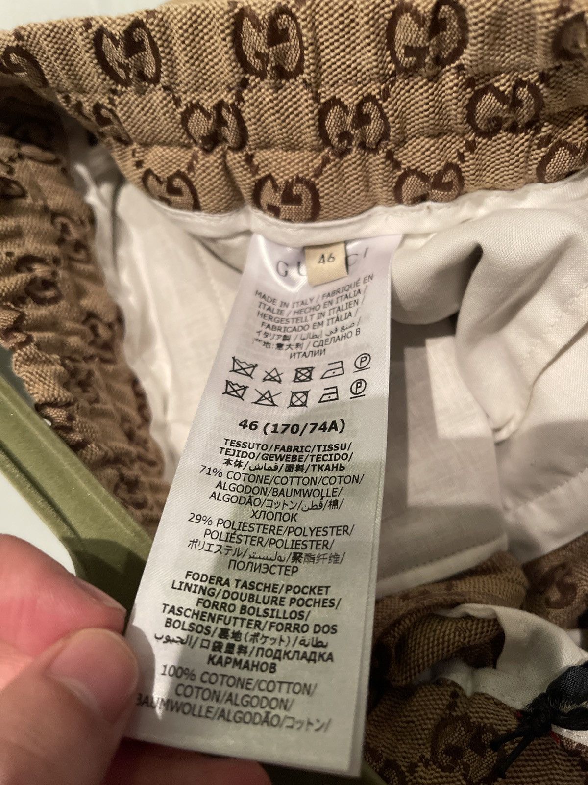 Gucci Gucci Jogging Canvas pants Size US 31 - 6 Thumbnail