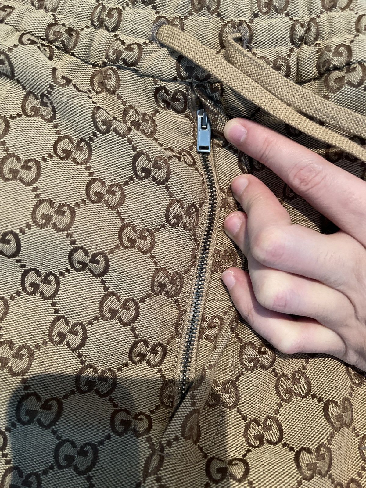 Gucci Gucci Jogging Canvas pants Size US 31 - 4 Thumbnail