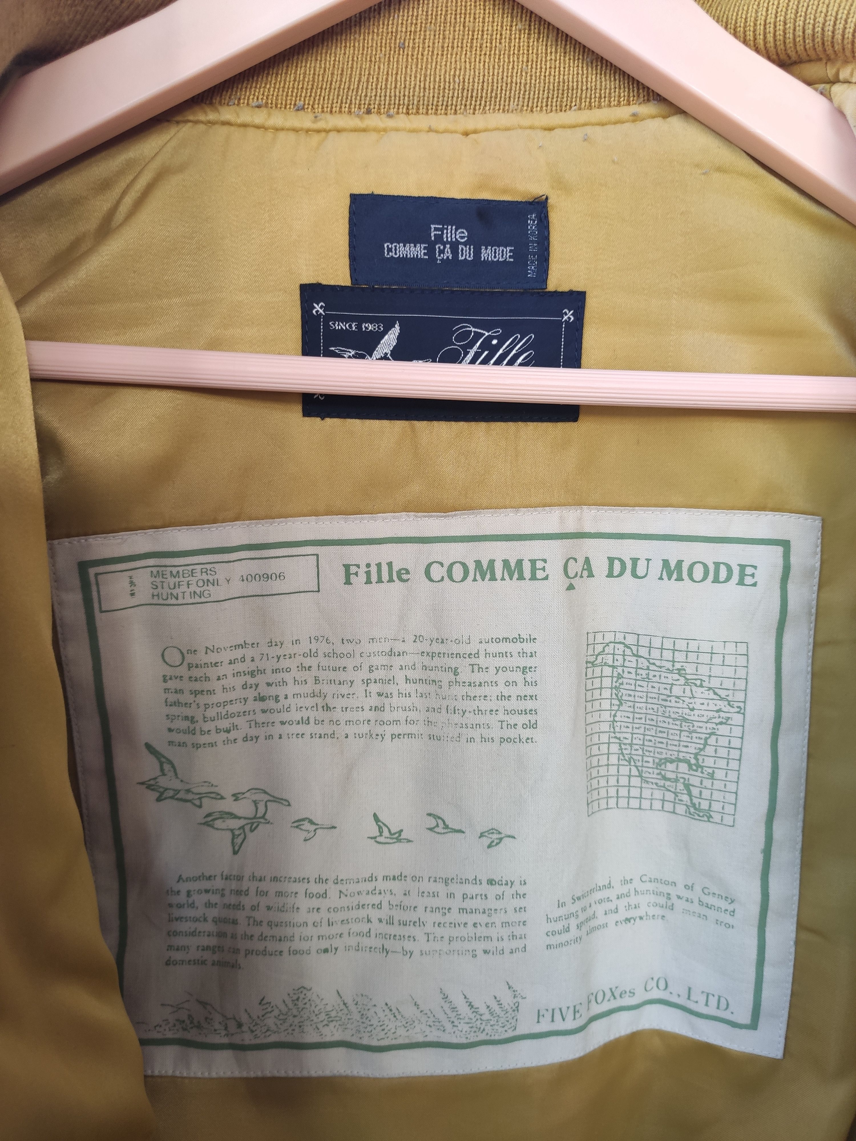 Comme Ca Ism Comme Ca du Mode Varsity jacket wool Size US M / EU 48-50 / 2 - 8 Thumbnail