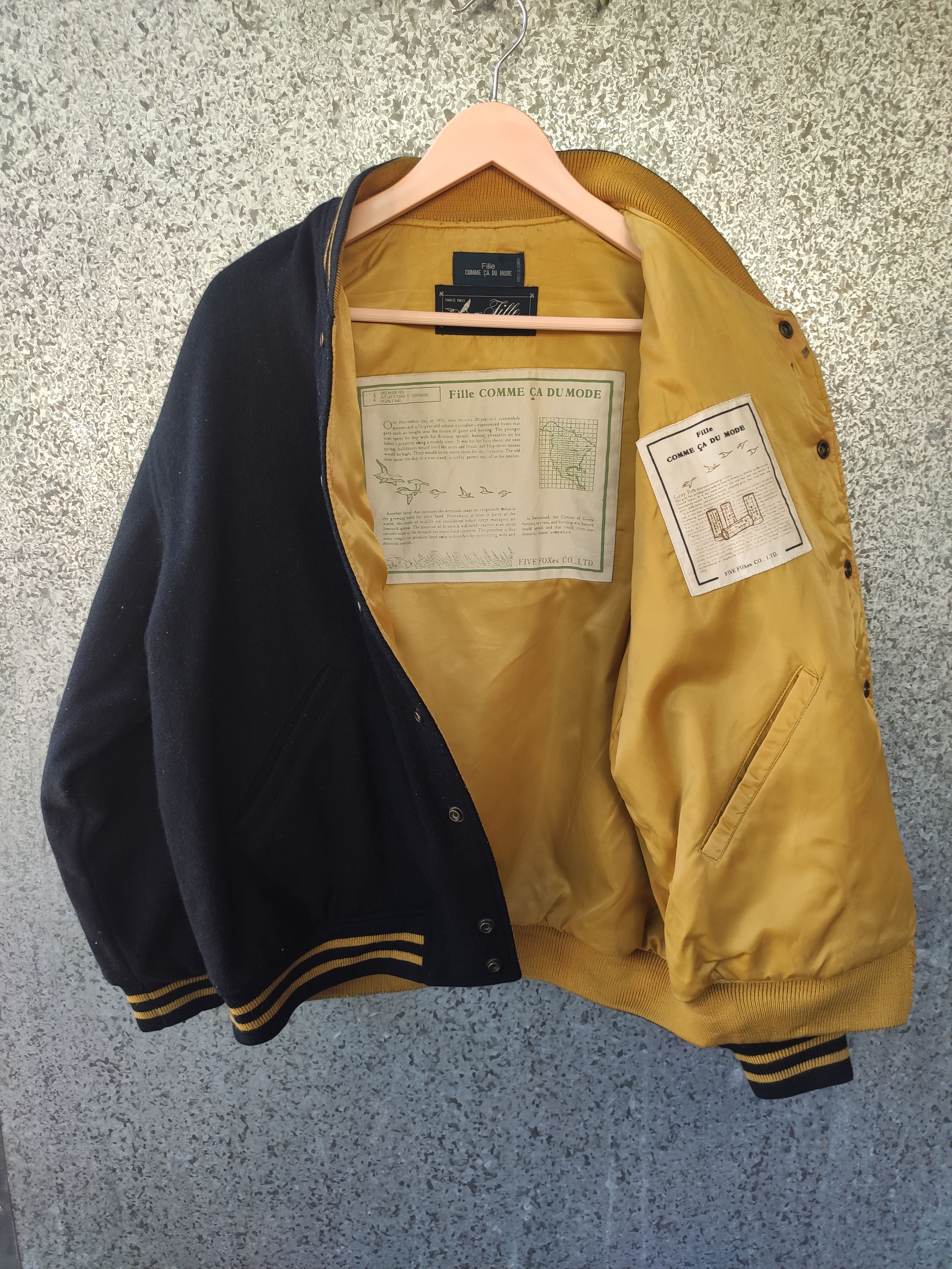 Comme Ca Ism Comme Ca du Mode Varsity jacket wool Size US M / EU 48-50 / 2 - 3 Thumbnail