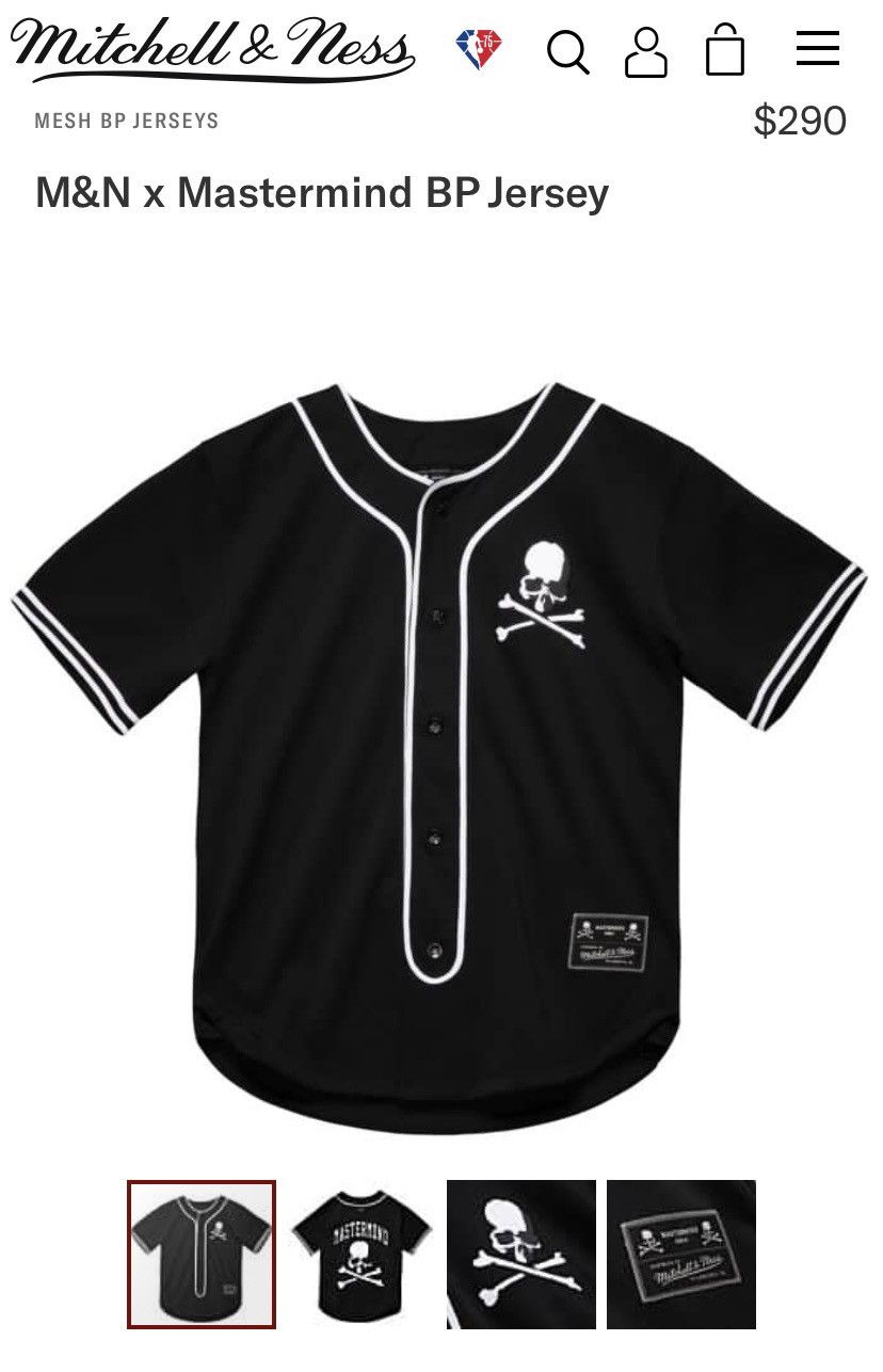 Mitchell & Ness Mastermind x Mitchell Ness baseball Jersey | Grailed